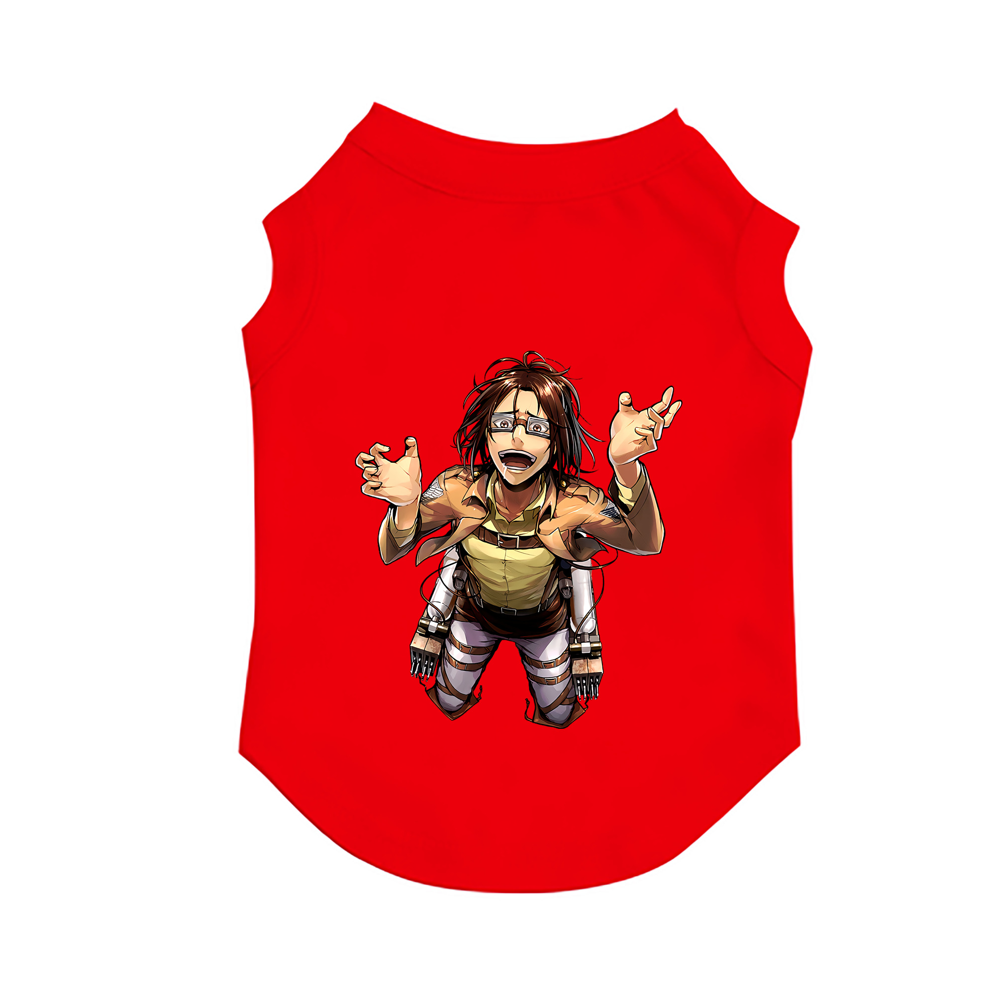 （画像用） 進撃の巨人 ハンジ·ゾエ Attack on Titan Hanji Zoe ペット用ベスト