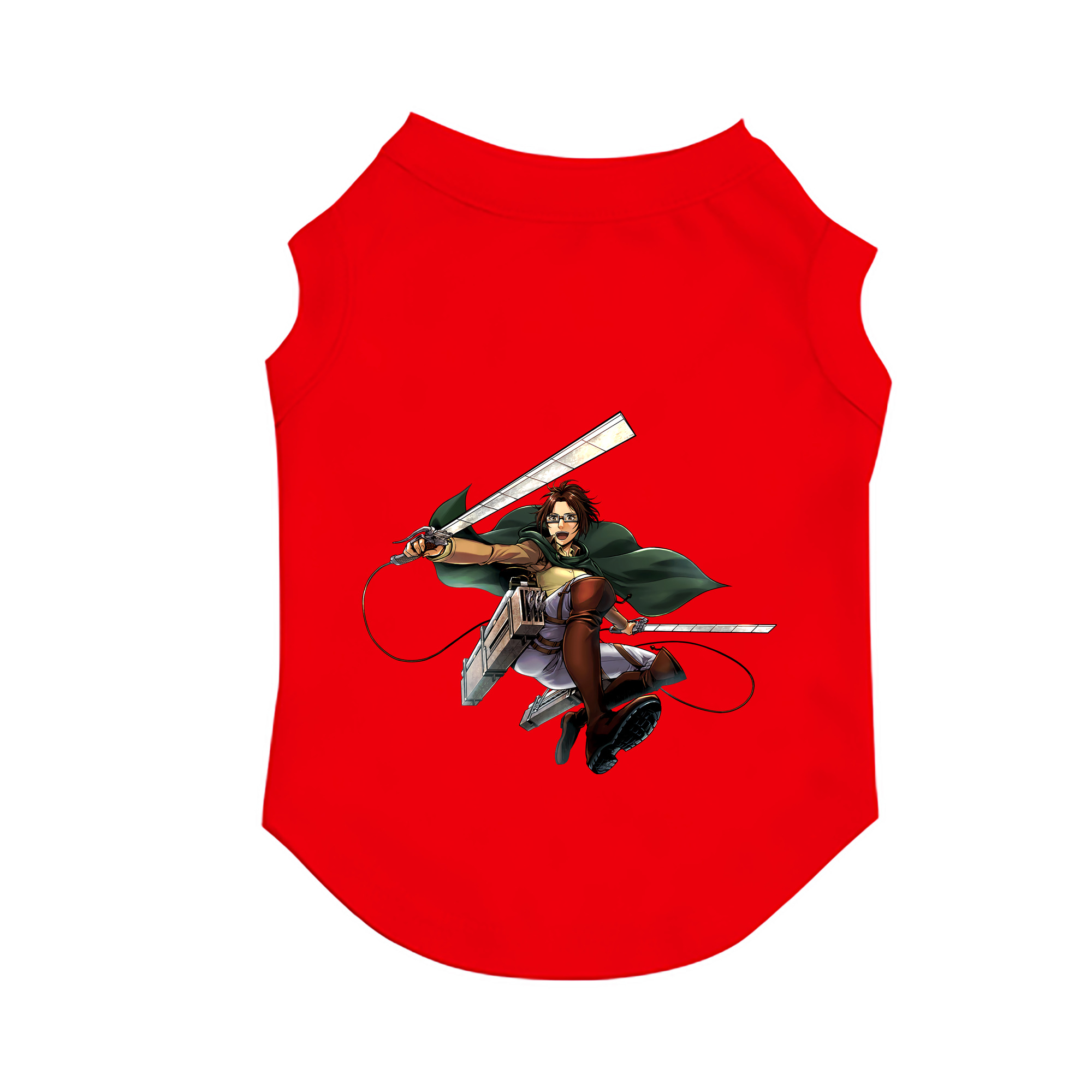 （画像用） 進撃の巨人 ハンジ·ゾエ Attack on Titan Hanji Zoe ペット用ベスト