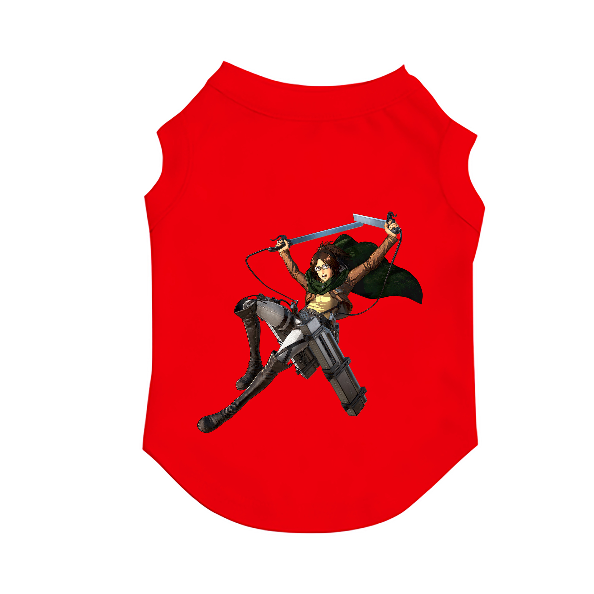 （画像用） 進撃の巨人 ハンジ·ゾエ Attack on Titan Hanji Zoe ペット用ベスト
