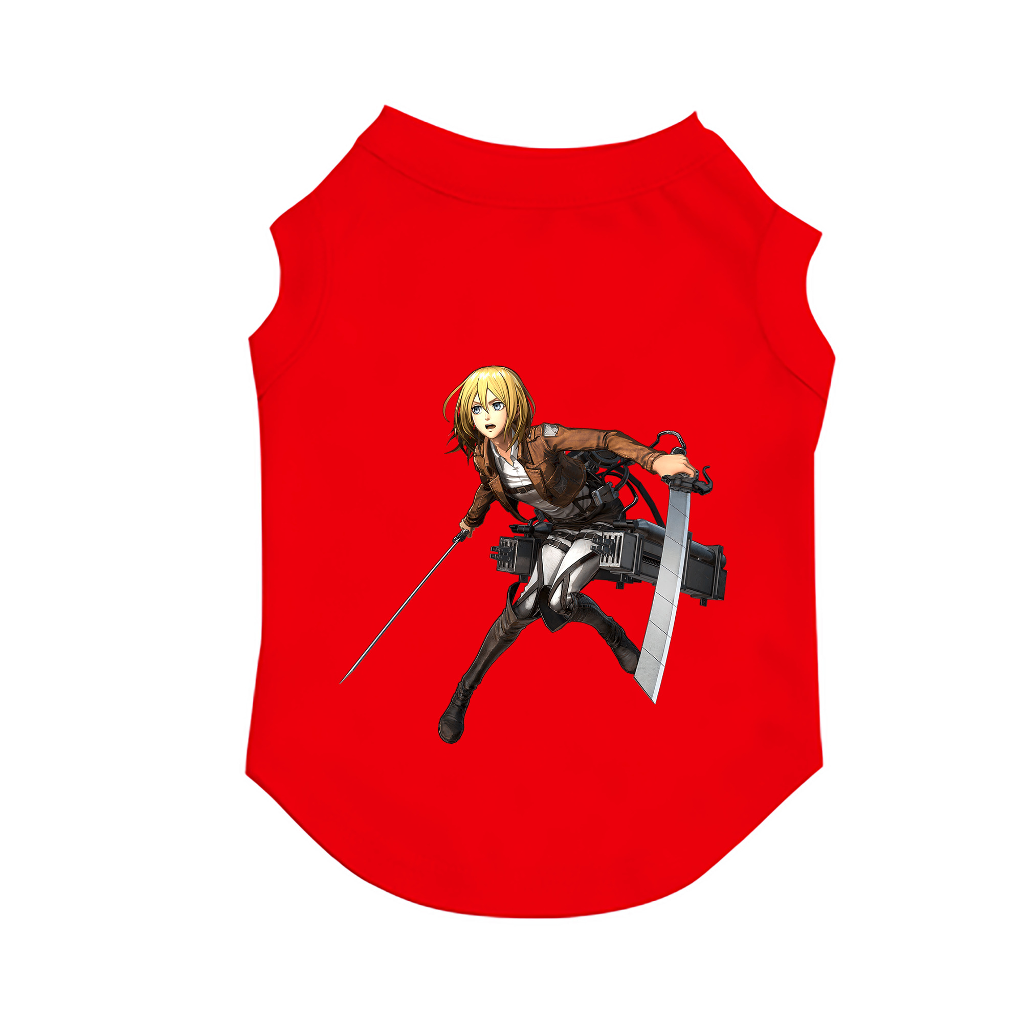 （画像用） 進撃の巨人 クリスタ·レンズ Attack on Titan Christa Lenz ペット用ベスト