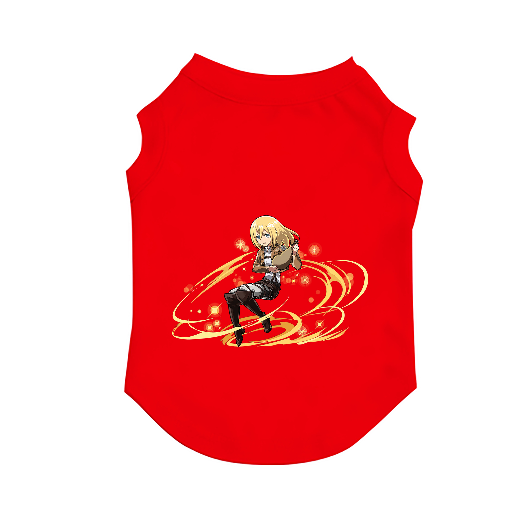 （画像用） 進撃の巨人 クリスタ·レンズ Attack on Titan Christa Lenz ペット用ベスト