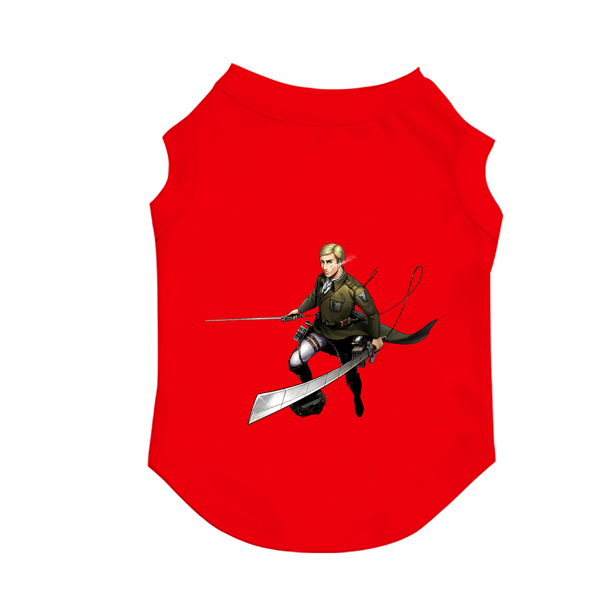 （画像用） 進撃の巨人 エルヴィン・スミス Attack on Titan Erwin Smith ペット用ベスト