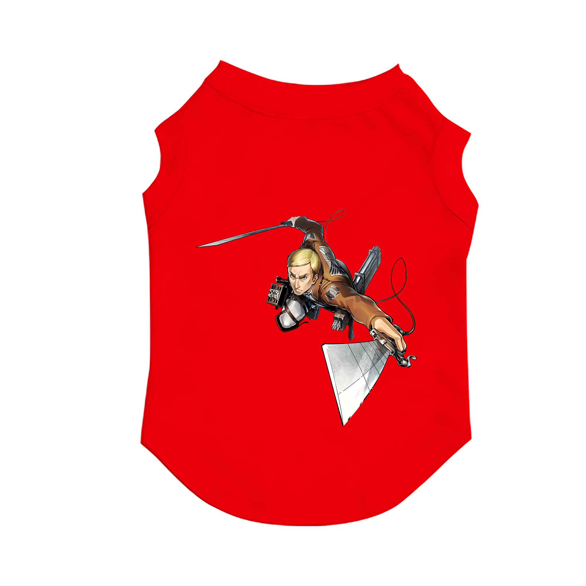 （画像用） 進撃の巨人 エルヴィン・スミス Attack on Titan Erwin Smith ペット用ベスト