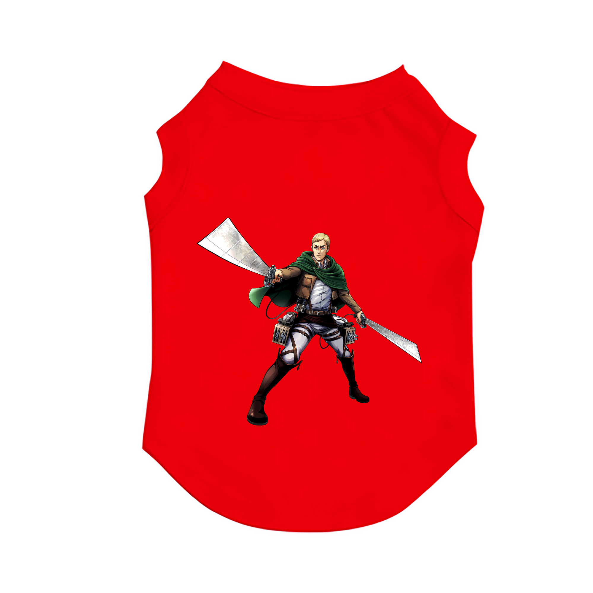 （画像用） 進撃の巨人 エルヴィン・スミス Attack on Titan Erwin Smith ペット用ベスト