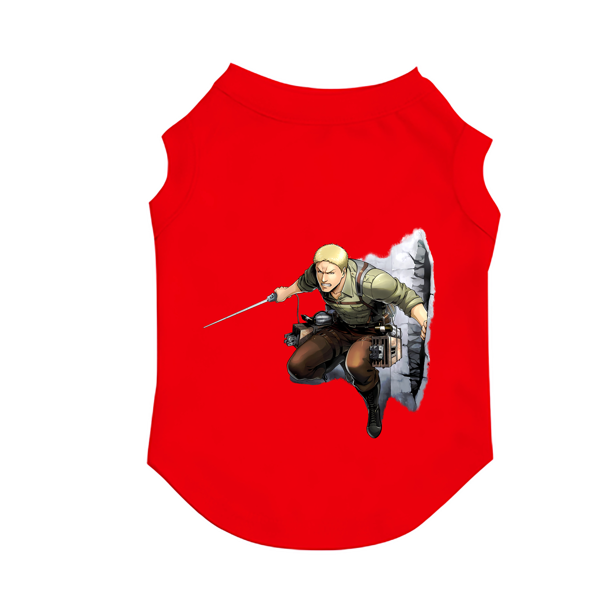 （画像用） 進撃の巨人 ライナー・ブラウン Attack on Titan Reiner Braun ペット用ベスト