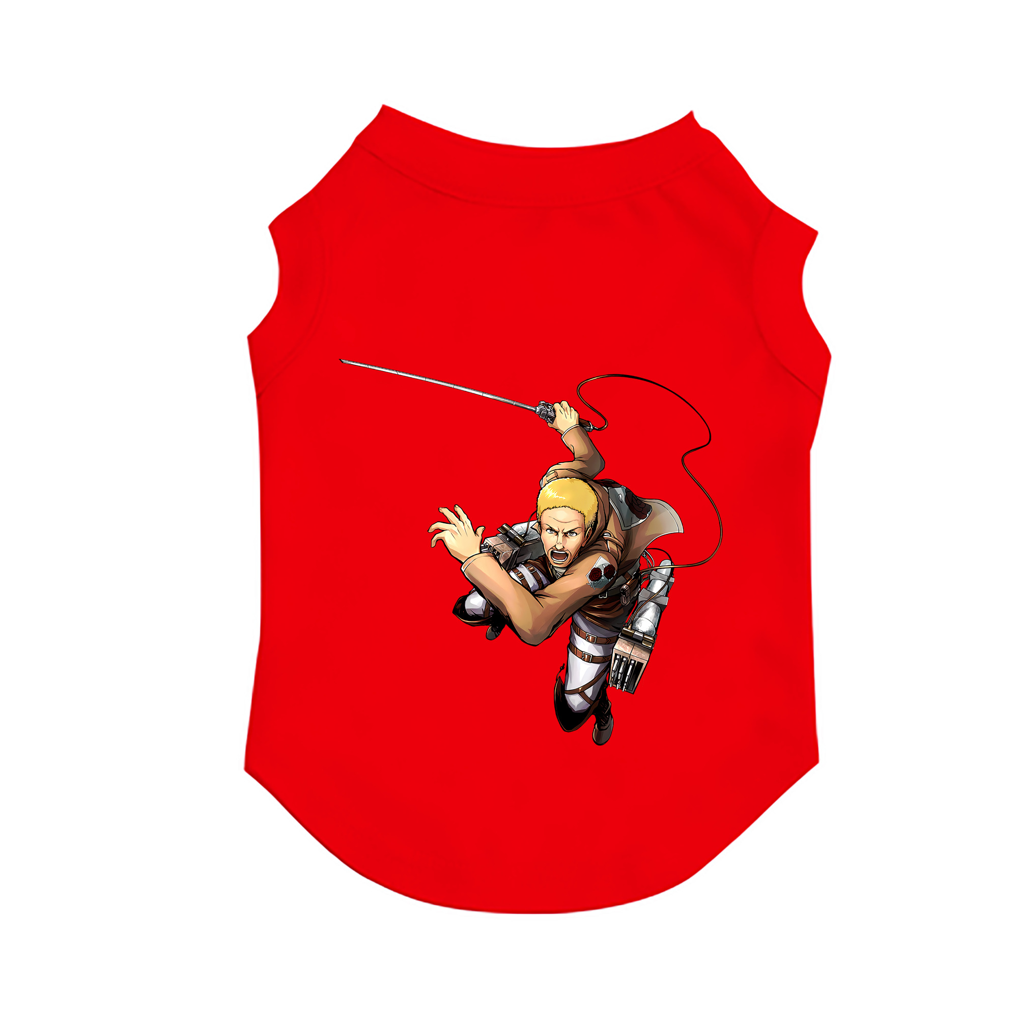 （画像用） 進撃の巨人 ハンネス Attack on Titan Hannes ペット用ベスト
