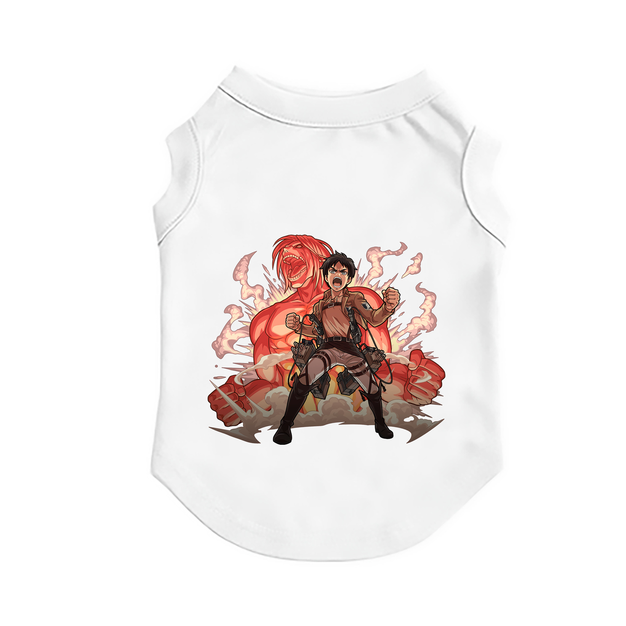 （画像用） 進撃の巨人 エレン･イェーガー Attack on Titan Eren Jäger ペット用ベスト