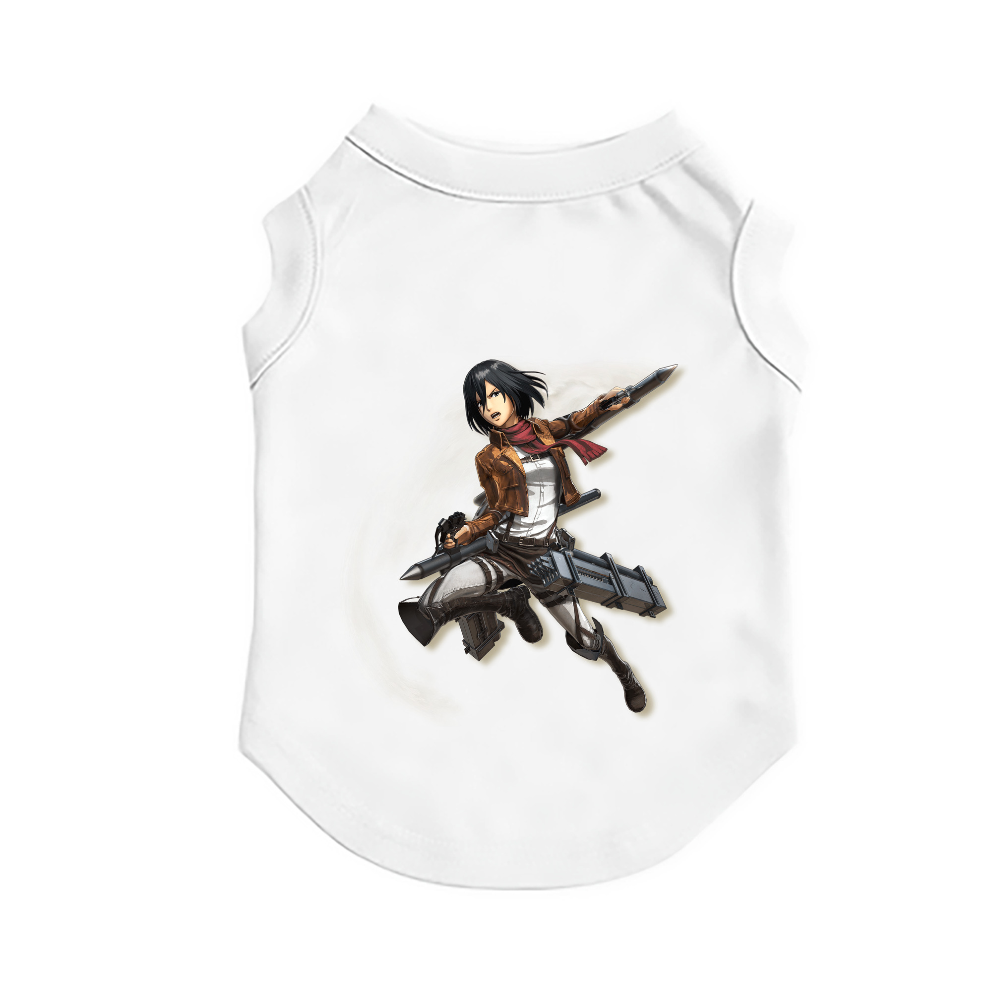 （画像用） 進撃の巨人 ミカサ·アッカーマン Attack on Titan Mikasa Ackerman ペット用ベスト