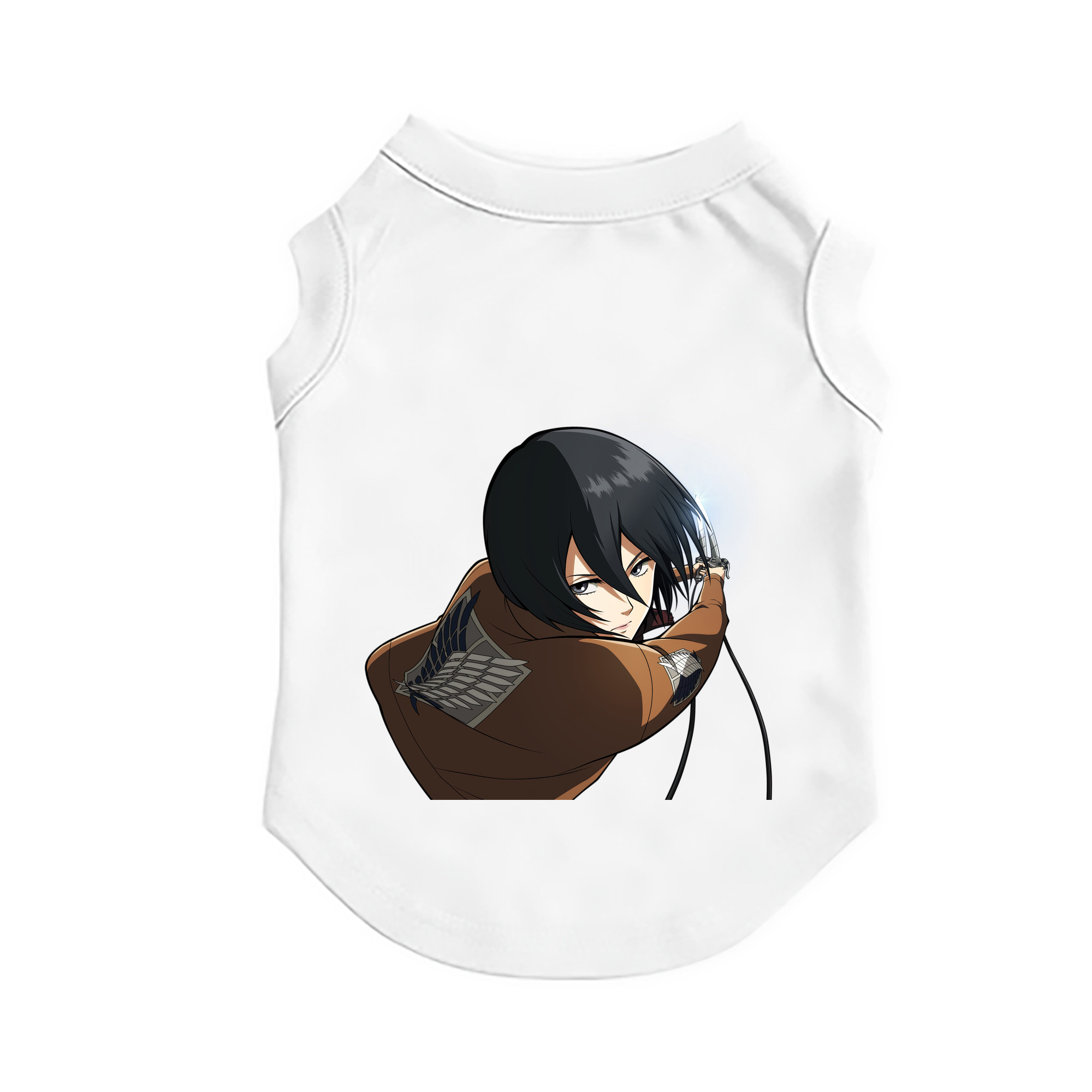 （画像用） 進撃の巨人 ミカサ·アッカーマン Attack on Titan Mikasa Ackerman ペット用ベスト