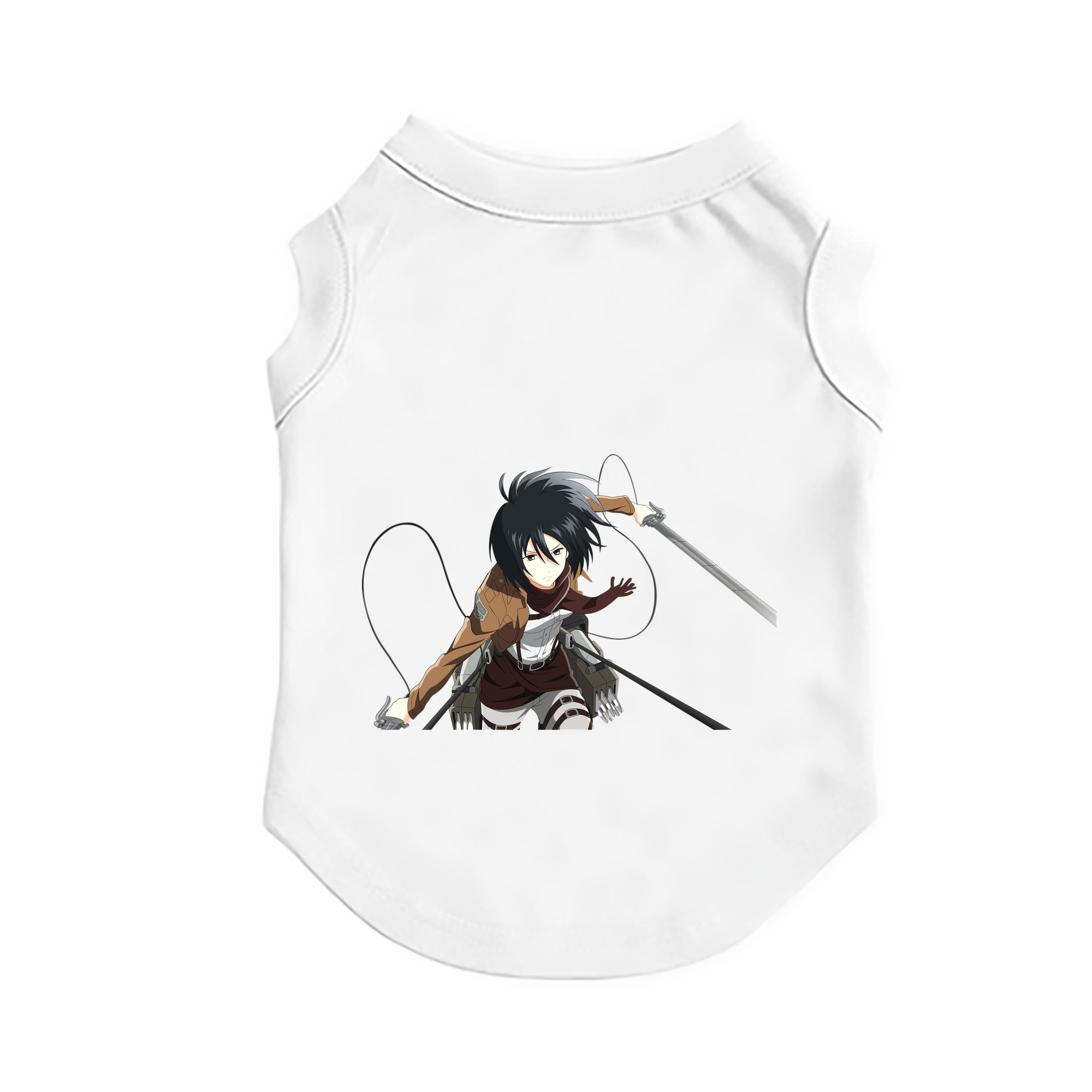 （画像用） 進撃の巨人 ミカサ·アッカーマン Attack on Titan Mikasa Ackerman ペット用ベスト
