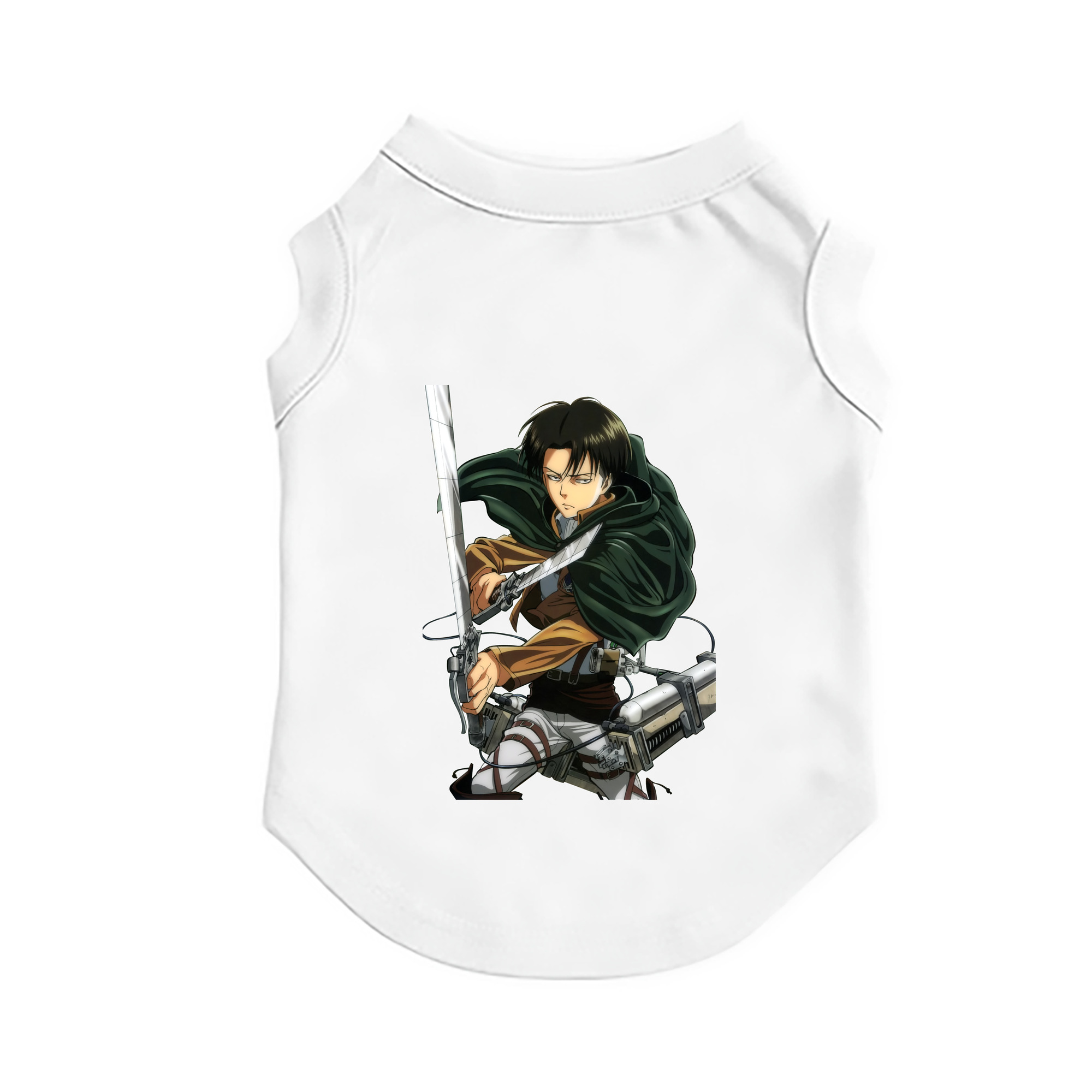（画像用） 進撃の巨人 リヴァイ·アッカーマン Attack on Titan Levi Ackerman ペット用ベスト