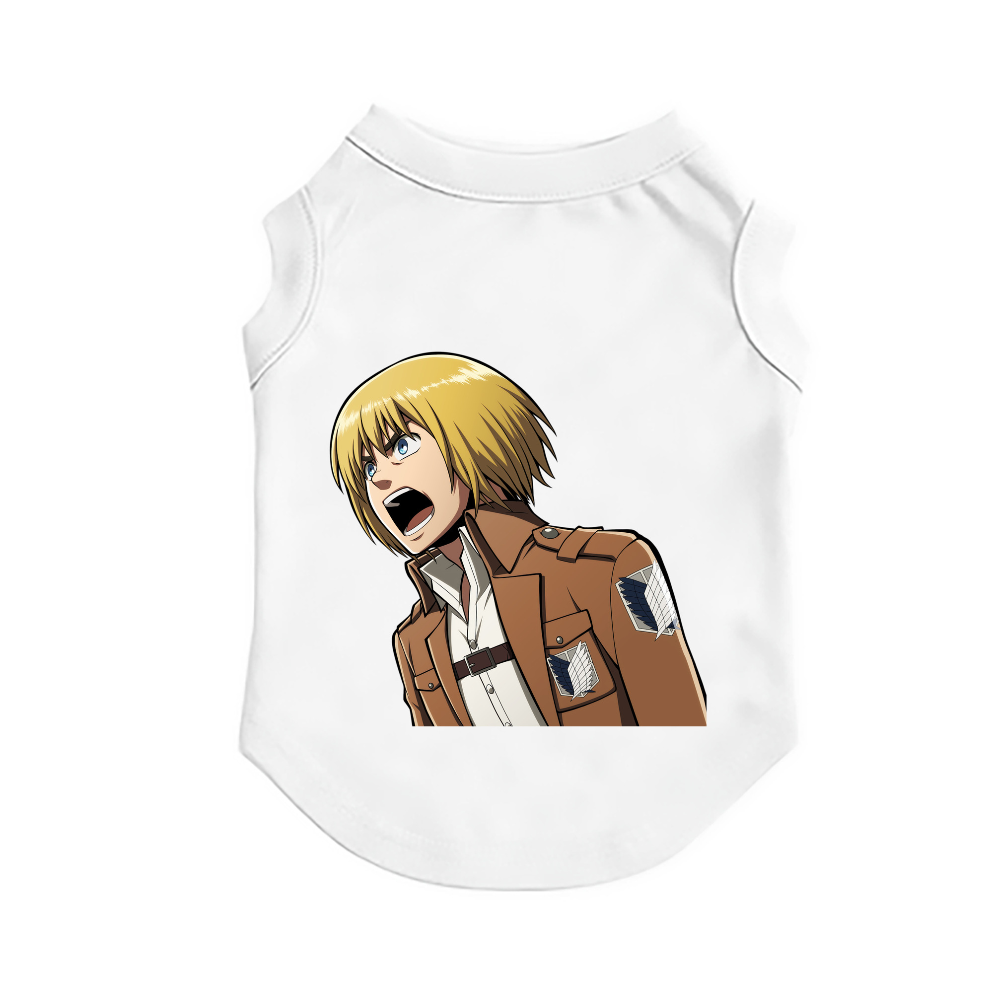（画像用） 進撃の巨人 アルミン·アルレルト Attack on Titan Armin Arlert ペット用ベスト
