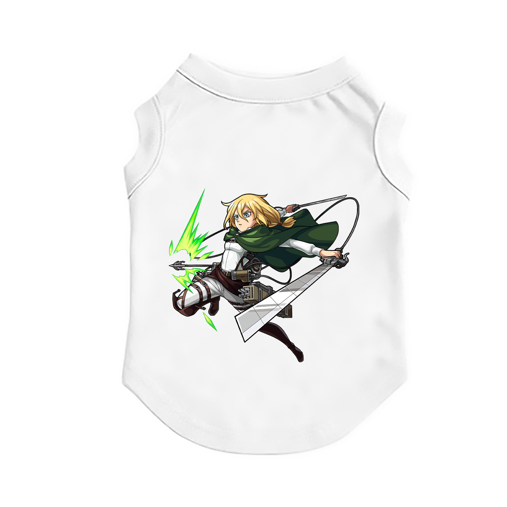 （画像用） 進撃の巨人 クリスタ·レンズ Attack on Titan Christa Lenz ペット用ベスト