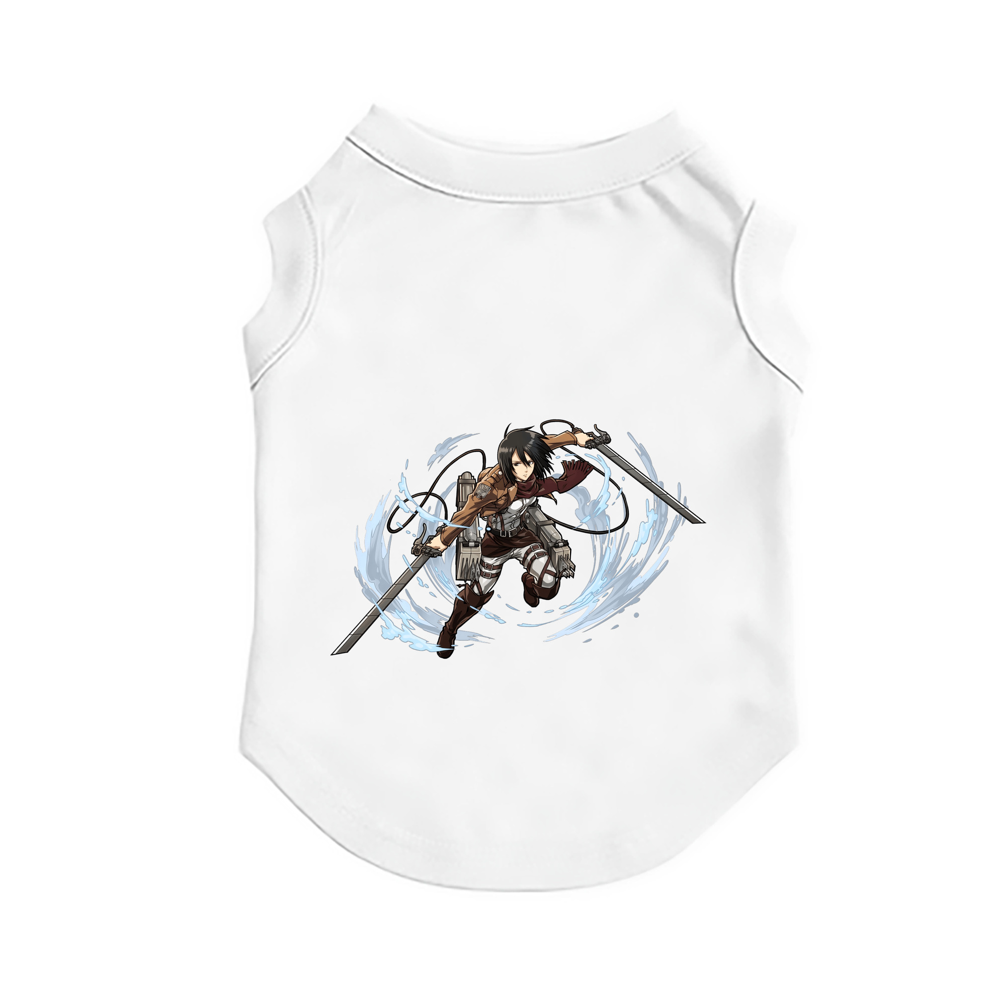 （画像用） 進撃の巨人 ミカサ·アッカーマン Attack on Titan Mikasa Ackerman ペット用ベスト