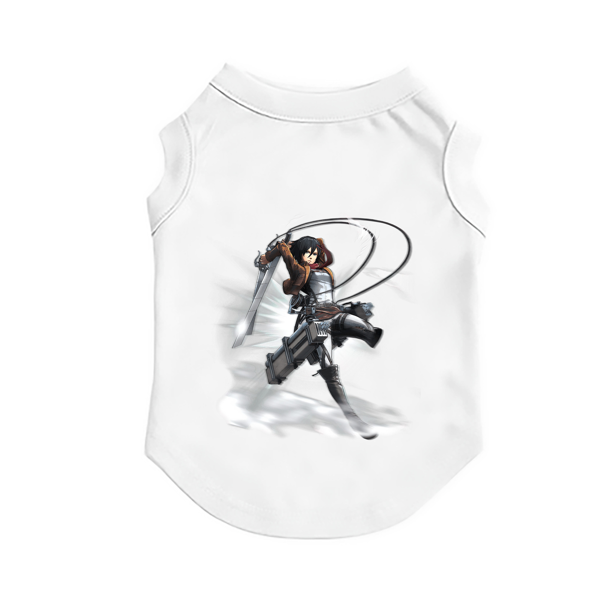 （画像用） 進撃の巨人 ミカサ·アッカーマン Attack on Titan Mikasa Ackerman ペット用ベスト