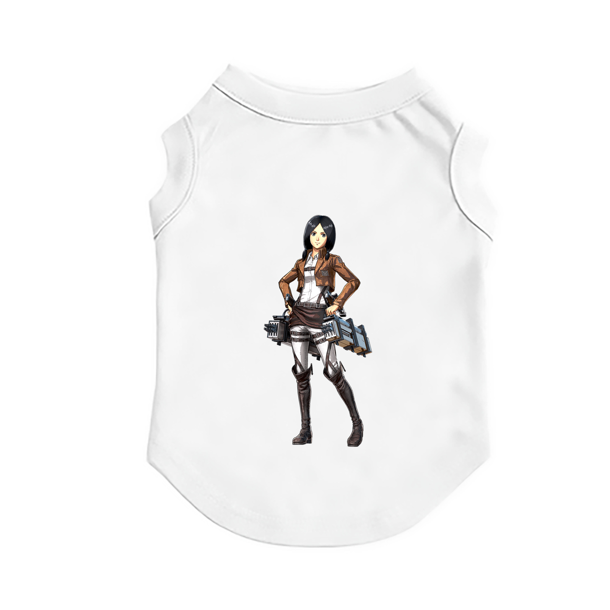 （画像用） 進撃の巨人 ミカサ·アッカーマン Attack on Titan Mikasa Ackerman ペット用ベスト