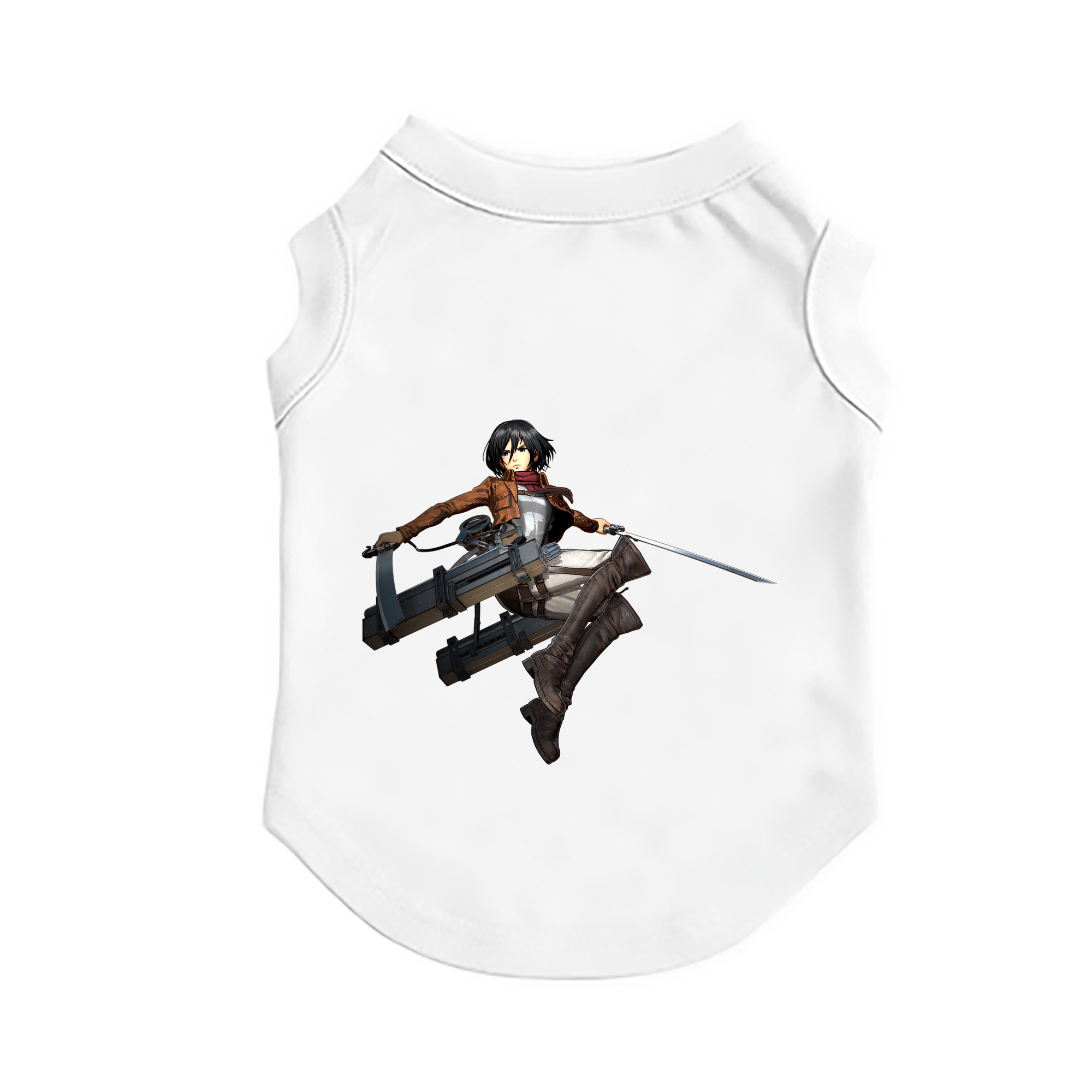（画像用） 進撃の巨人 ミカサ·アッカーマン Attack on Titan Mikasa Ackerman ペット用ベスト
