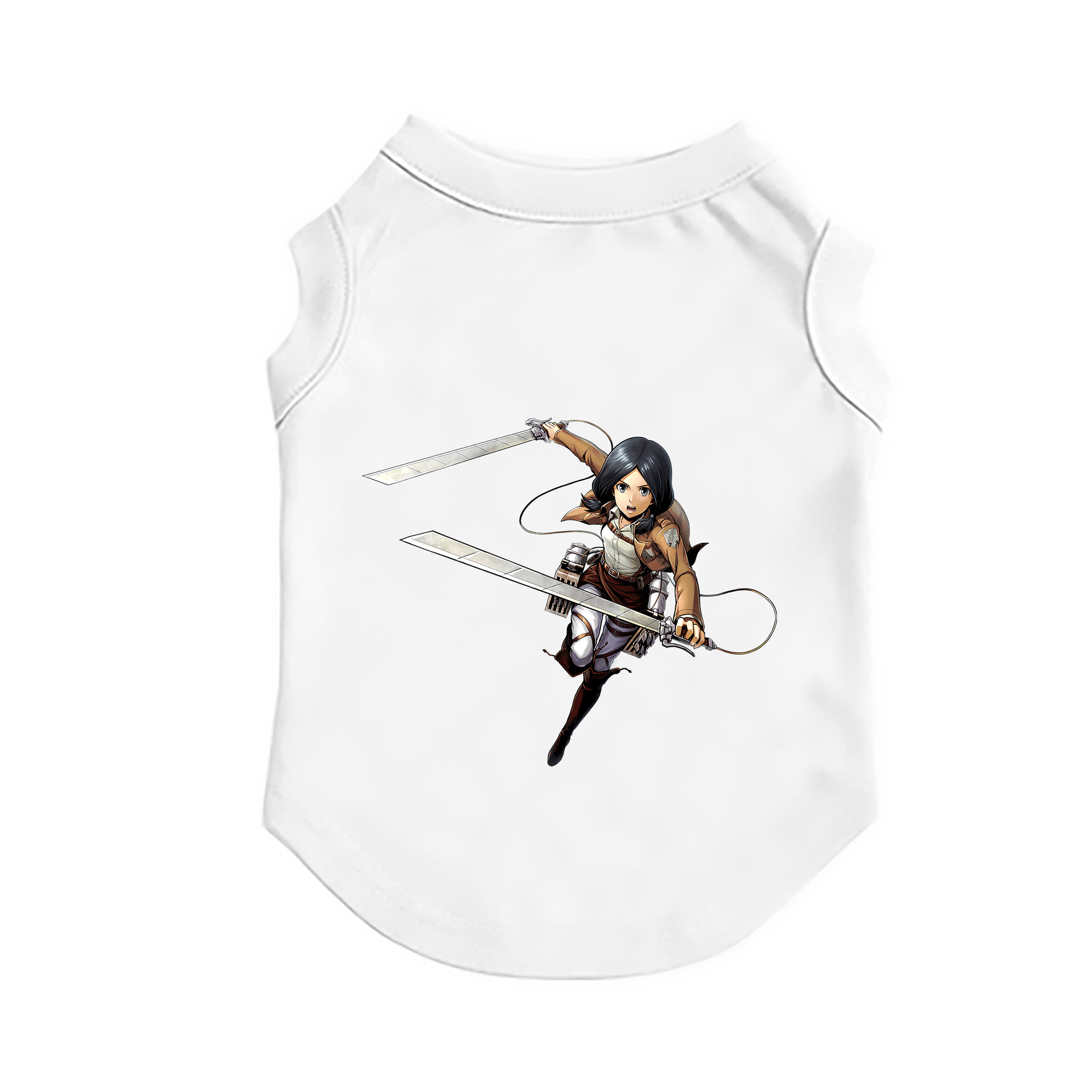 （画像用） 進撃の巨人 ミカサ·アッカーマン Attack on Titan Mikasa Ackerman ペット用ベスト