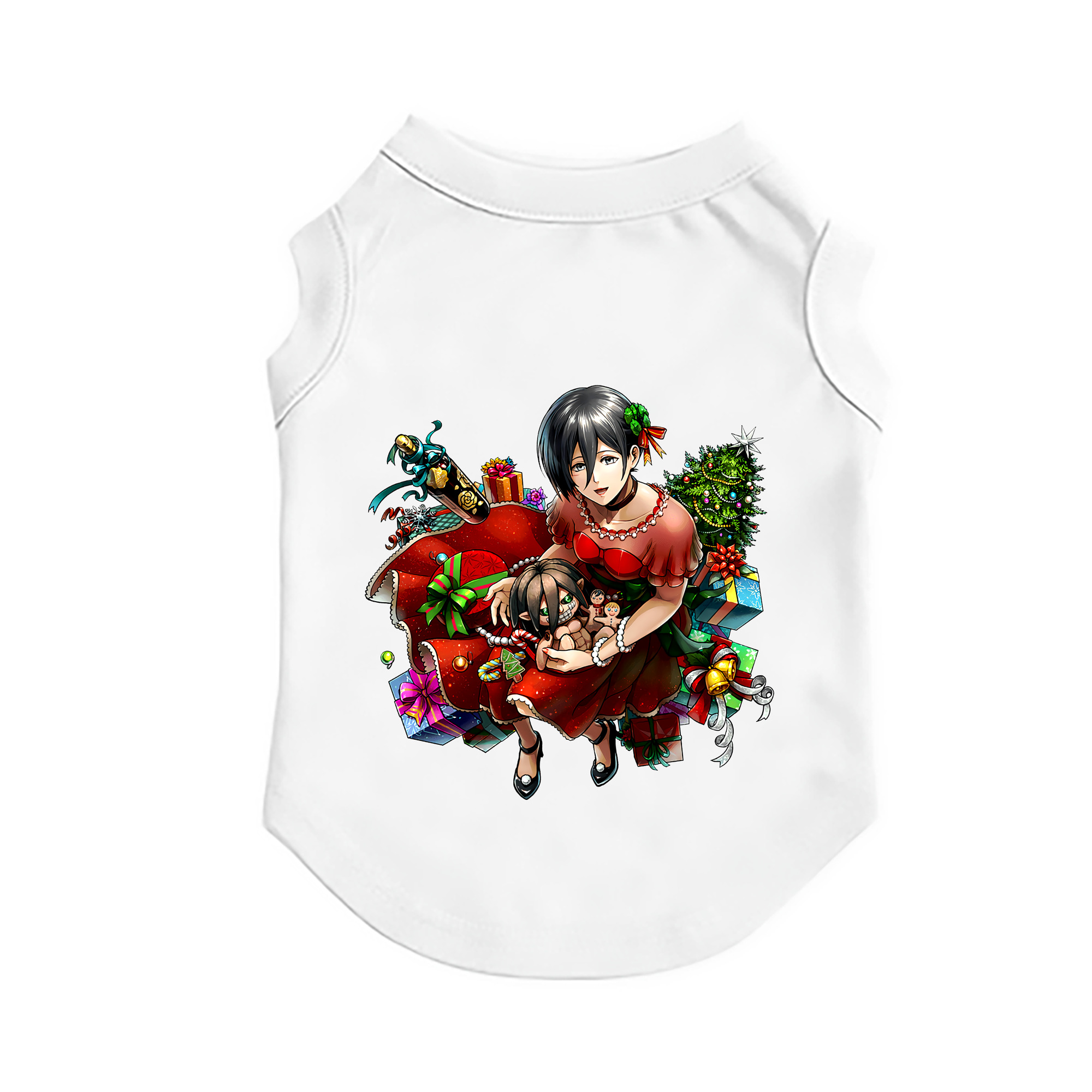 （画像用） 進撃の巨人 ミカサ·アッカーマン Attack on Titan Mikasa Ackerman ペット用ベスト