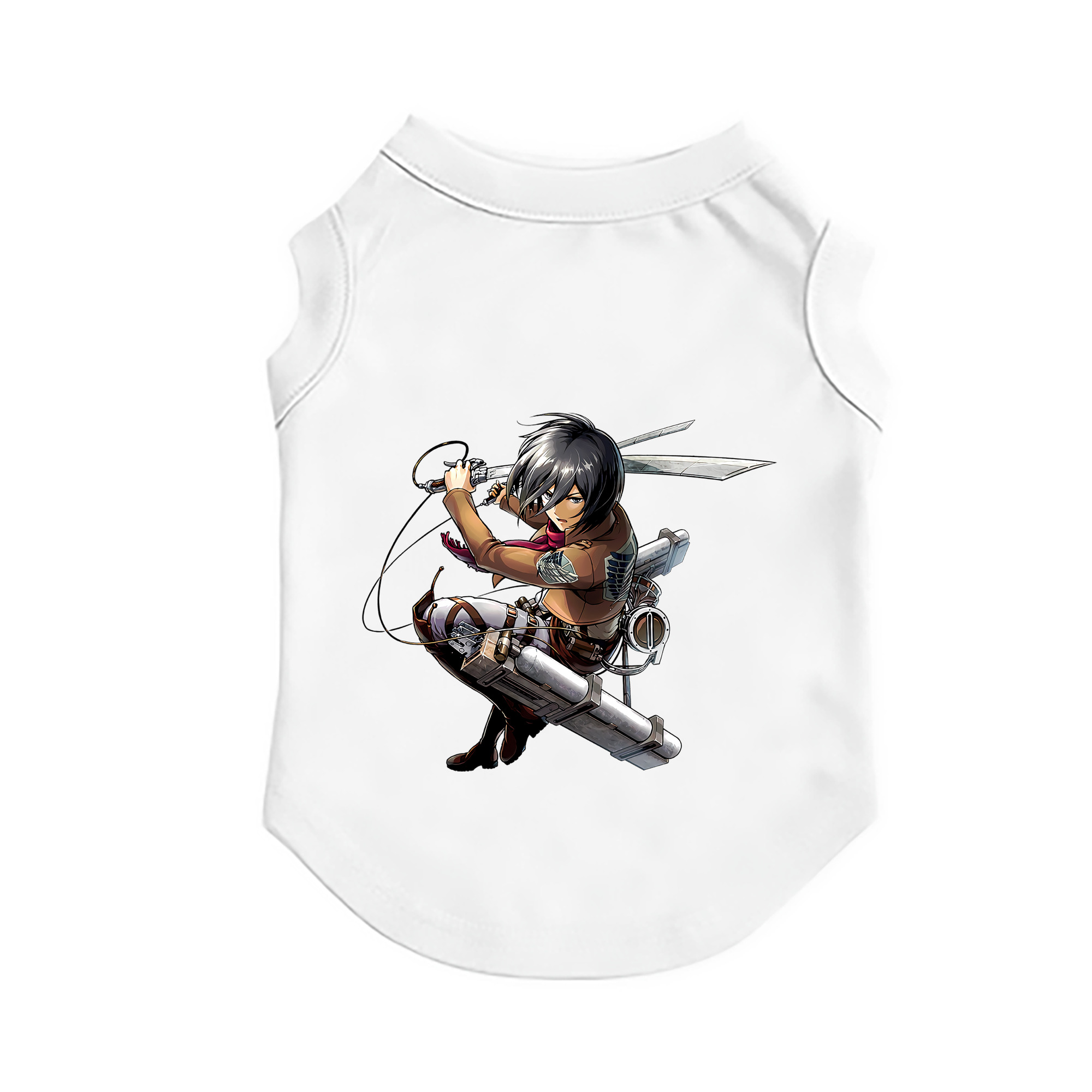 （画像用） 進撃の巨人 ミカサ·アッカーマン Attack on Titan Mikasa Ackerman ペット用ベスト