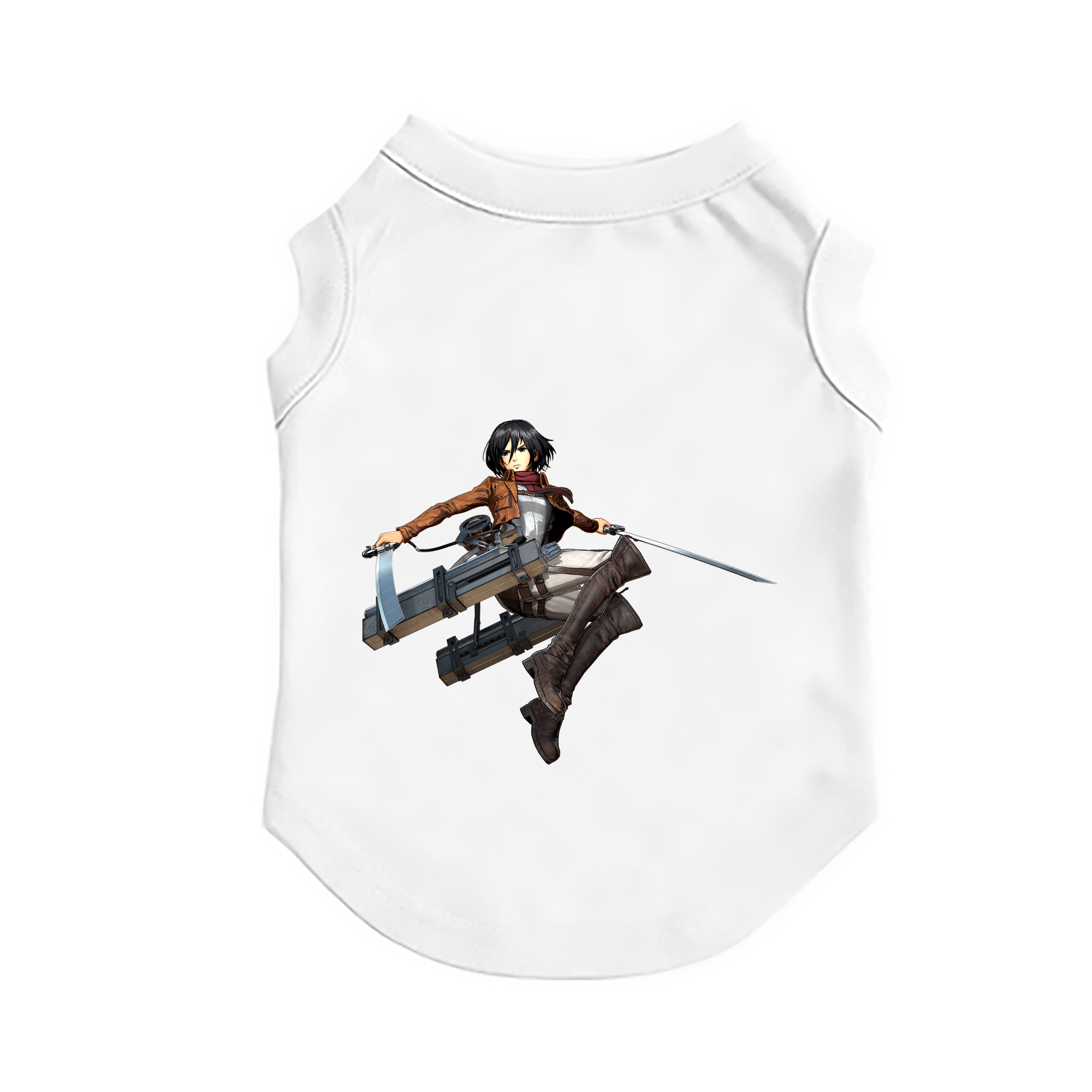 （画像用） 進撃の巨人 ミカサ·アッカーマン Attack on Titan Mikasa Ackerman ペット用ベスト