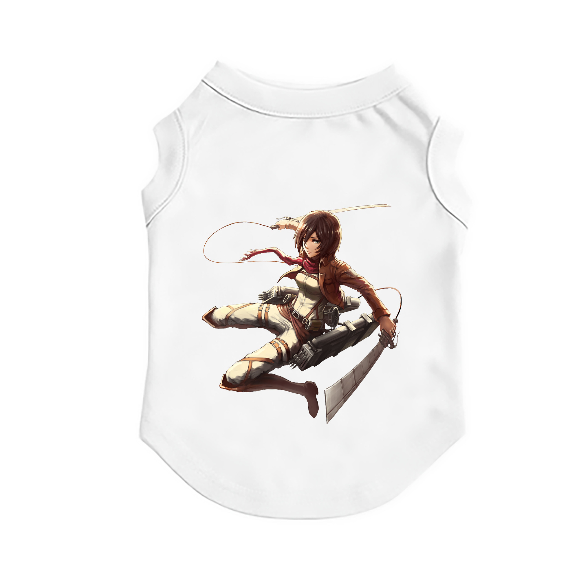 （画像用） 進撃の巨人 ミカサ·アッカーマン Attack on Titan Mikasa Ackerman ペット用ベスト