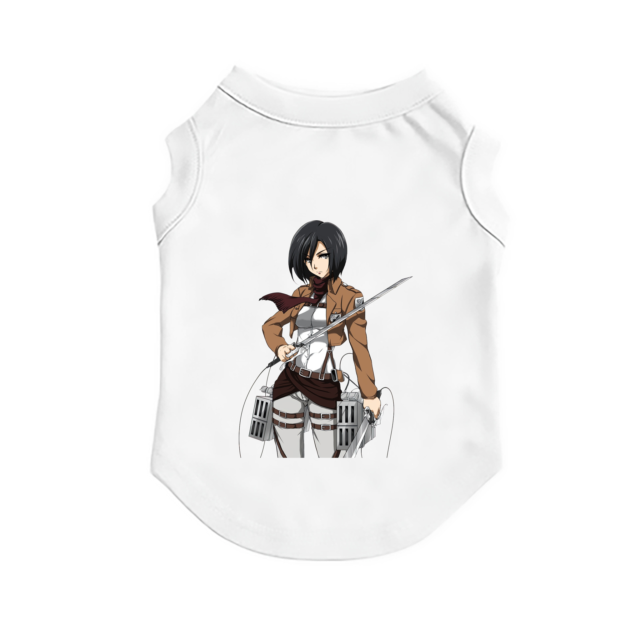 （画像用） 進撃の巨人 ミカサ·アッカーマン Attack on Titan Mikasa Ackerman ペット用ベスト