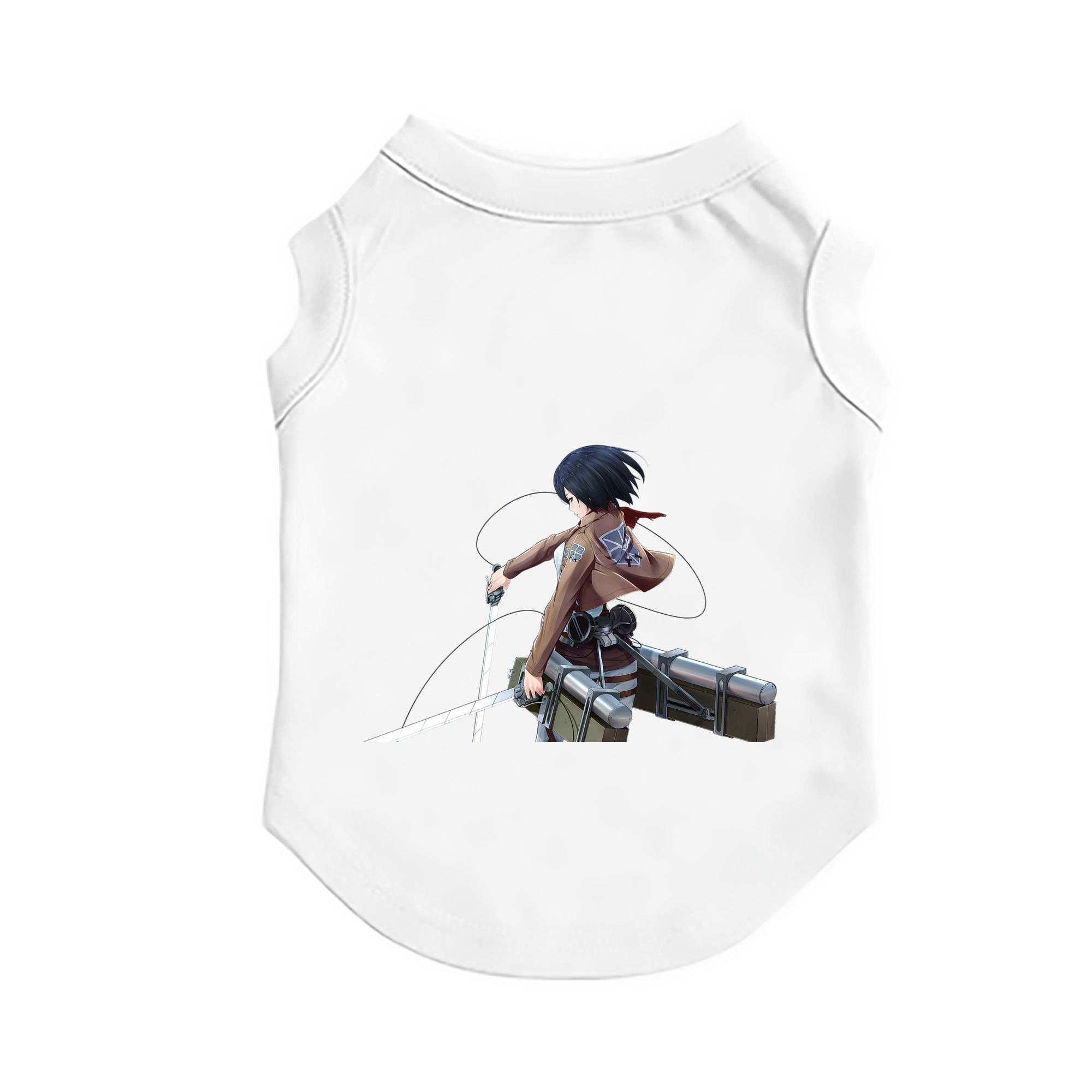 （画像用） 進撃の巨人 ミカサ·アッカーマン Attack on Titan Mikasa Ackerman ペット用ベスト