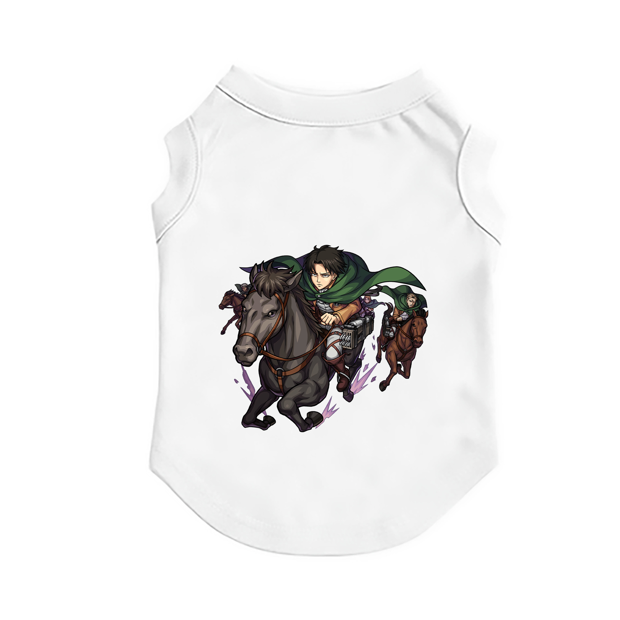 （画像用） 進撃の巨人 リヴァイ·アッカーマン Attack on Titan Levi Ackerman ペット用ベスト