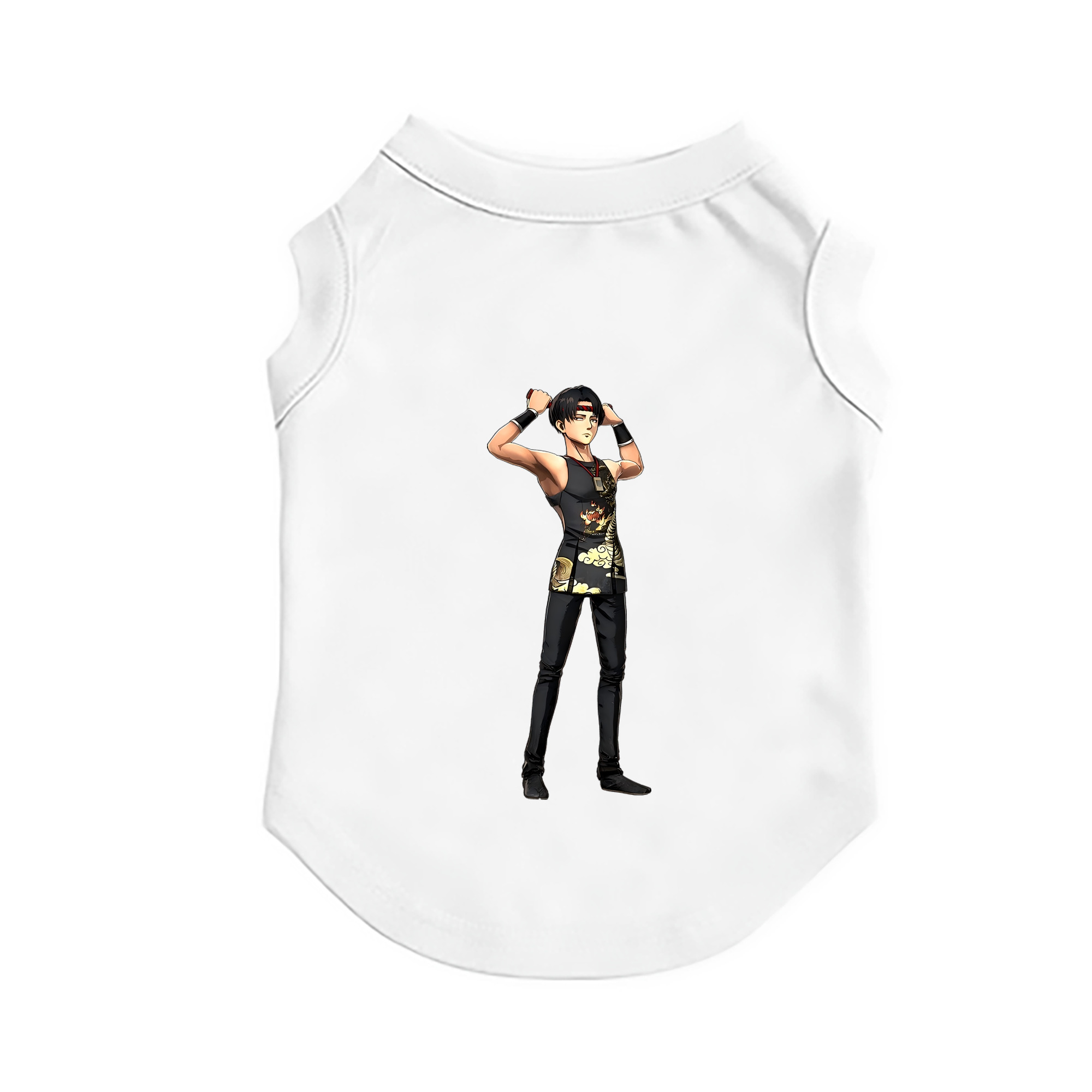 （画像用） 進撃の巨人 リヴァイ·アッカーマン Attack on Titan Levi Ackerman ペット用ベスト