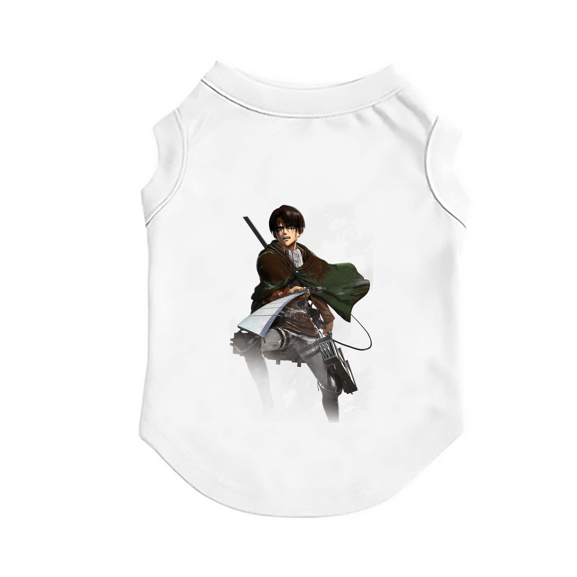 （画像用） 進撃の巨人 リヴァイ·アッカーマン Attack on Titan Levi Ackerman ペット用ベスト