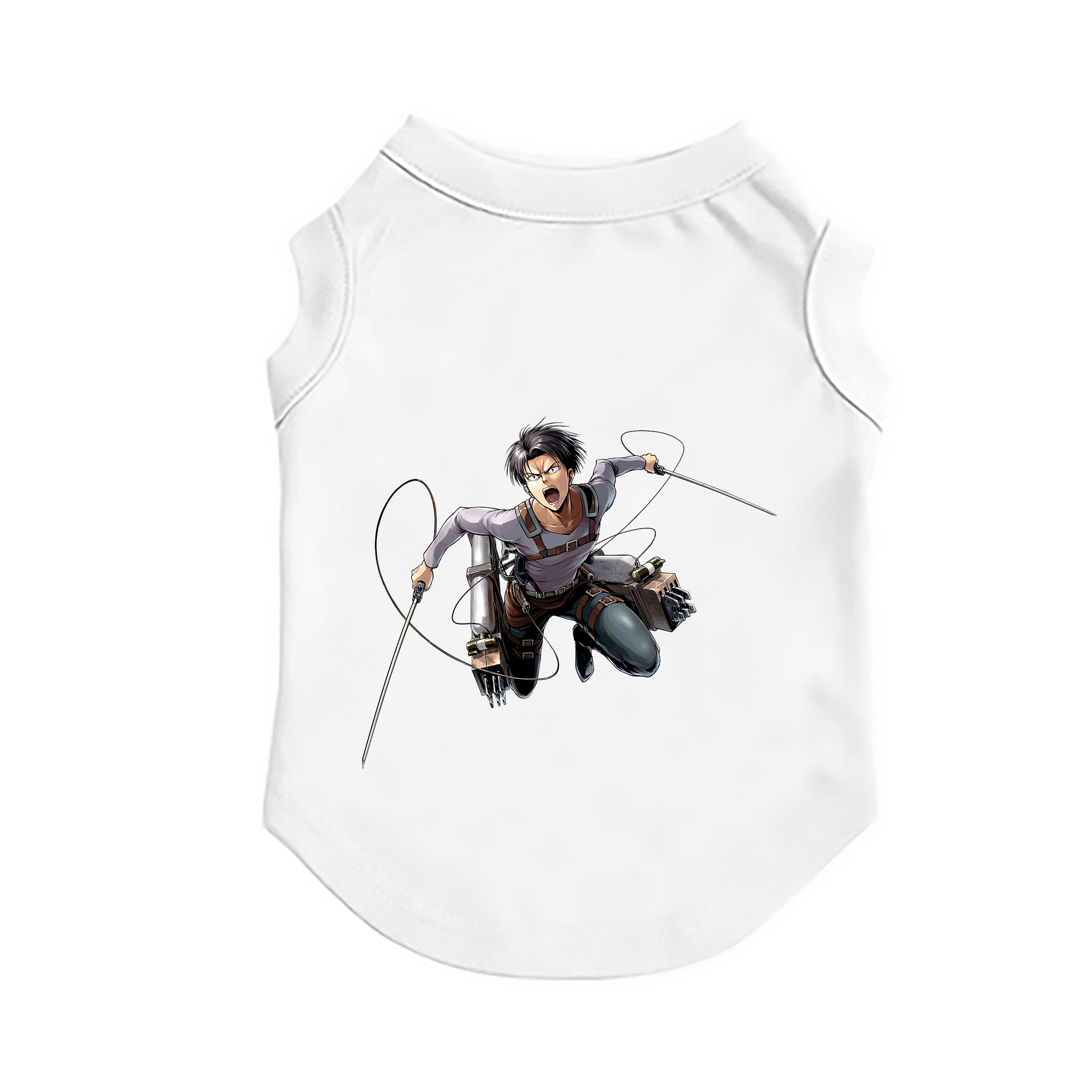 （画像用） 進撃の巨人 リヴァイ·アッカーマン Attack on Titan Levi Ackerman ペット用ベスト