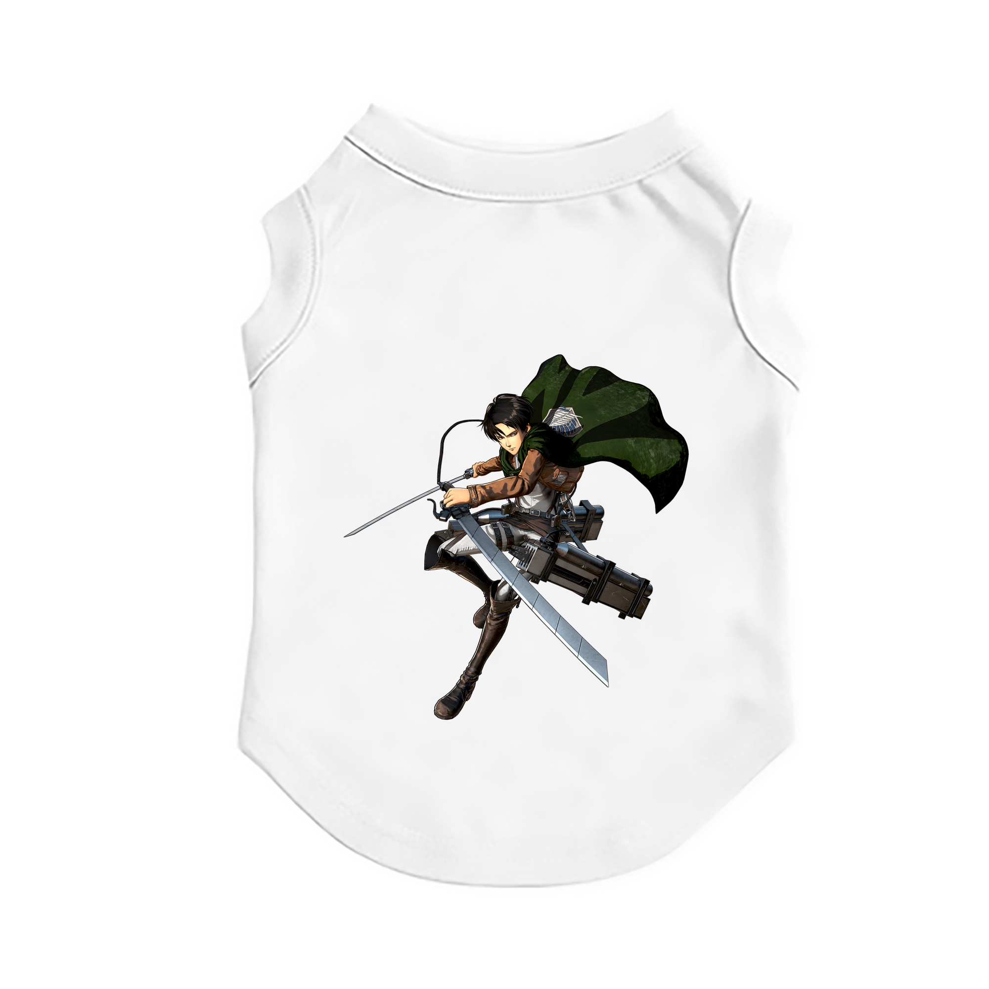（画像用） 進撃の巨人 リヴァイ·アッカーマン Attack on Titan Levi Ackerman ペット用ベスト