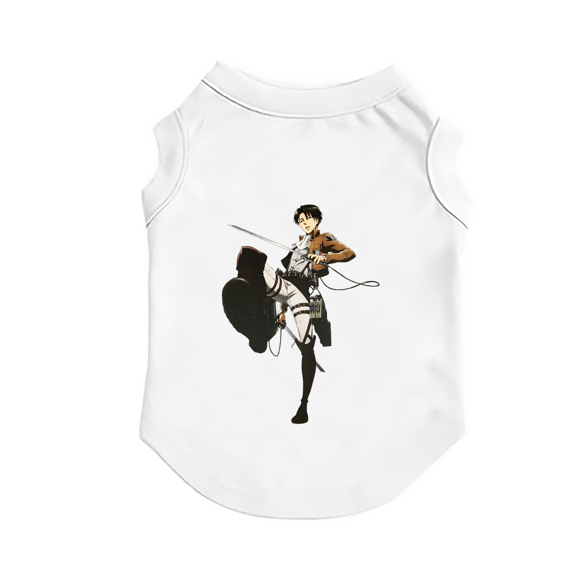 （画像用） 進撃の巨人 リヴァイ·アッカーマン Attack on Titan Levi Ackerman ペット用ベスト
