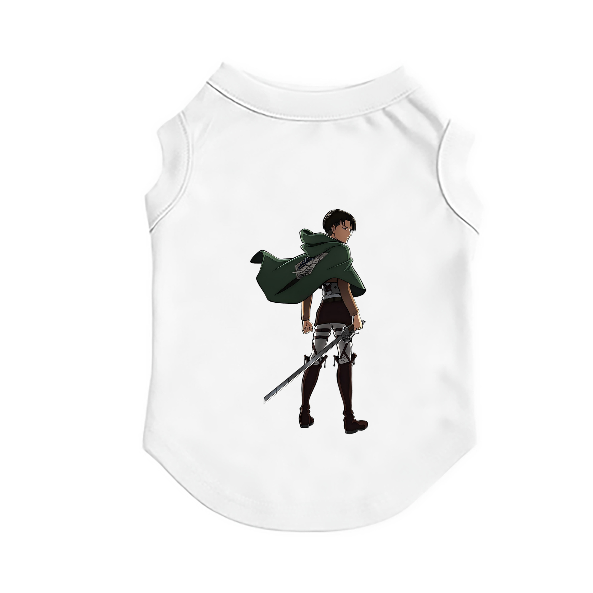 （画像用） 進撃の巨人 リヴァイ·アッカーマン Attack on Titan Levi Ackerman ペット用ベスト