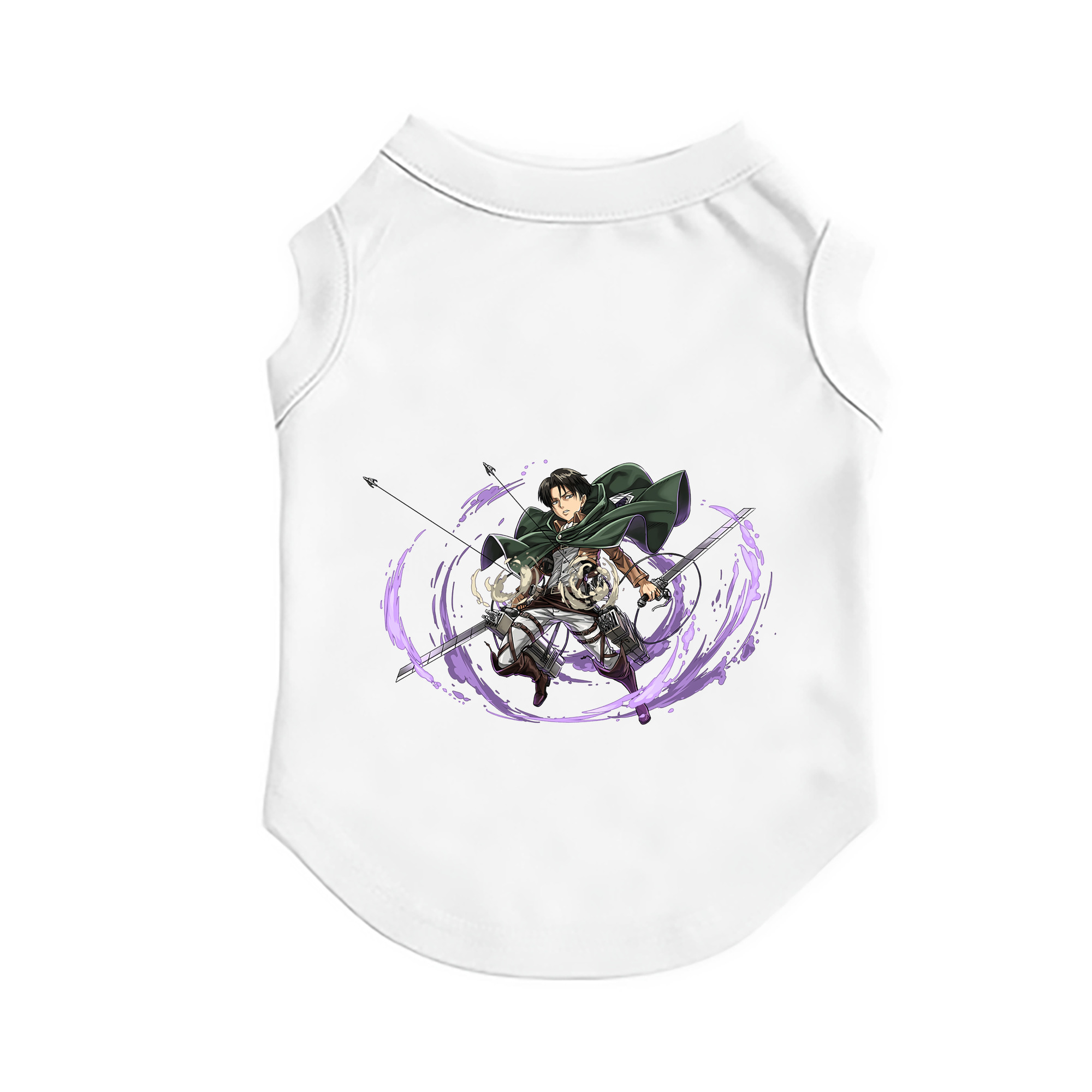 （画像用） 進撃の巨人 リヴァイ·アッカーマン Attack on Titan Levi Ackerman ペット用ベスト