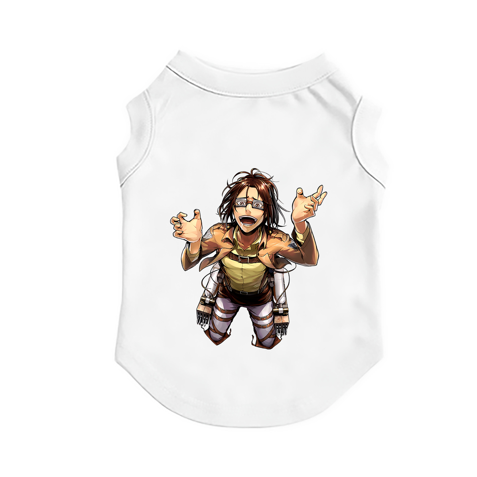 （画像用） 進撃の巨人 ハンジ·ゾエ Attack on Titan Hanji Zoe ペット用ベスト