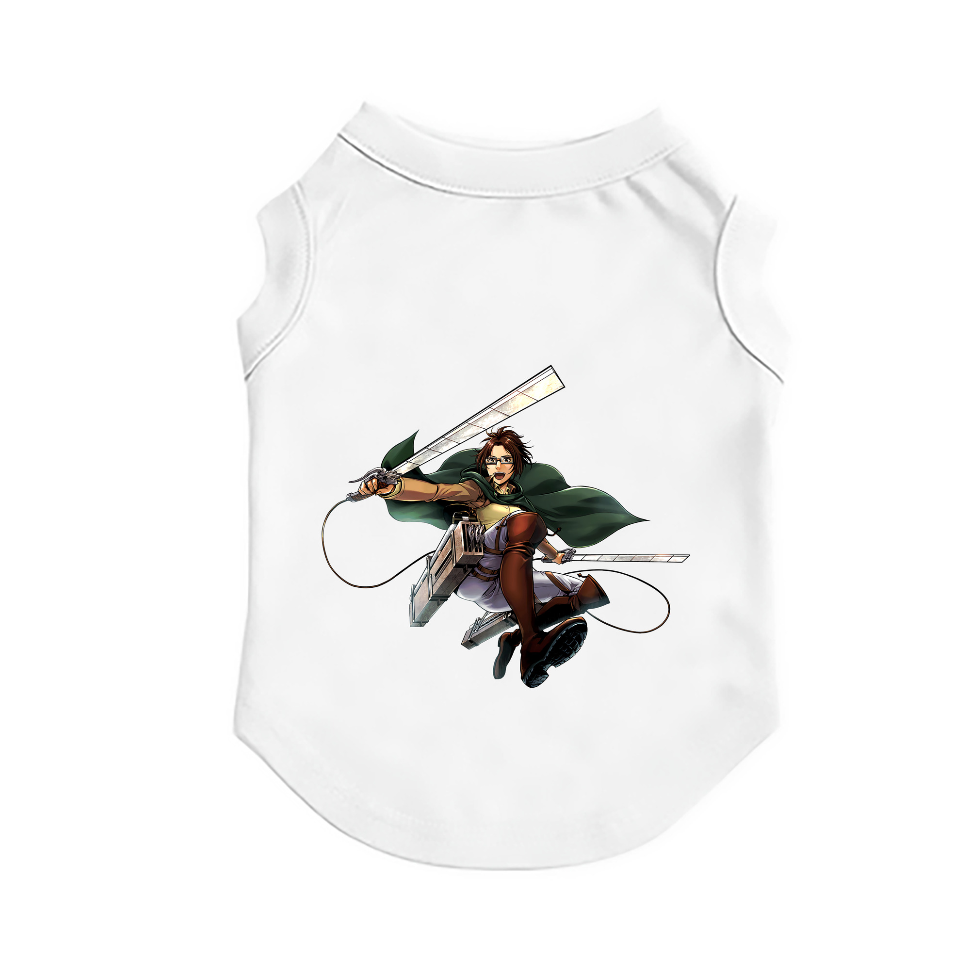（画像用） 進撃の巨人 ハンジ·ゾエ Attack on Titan Hanji Zoe ペット用ベスト