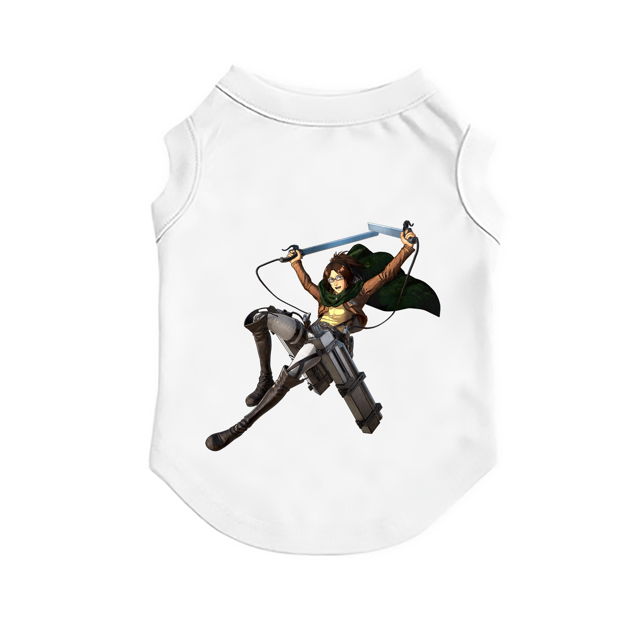 （画像用） 進撃の巨人 ハンジ·ゾエ Attack on Titan Hanji Zoe ペット用ベスト