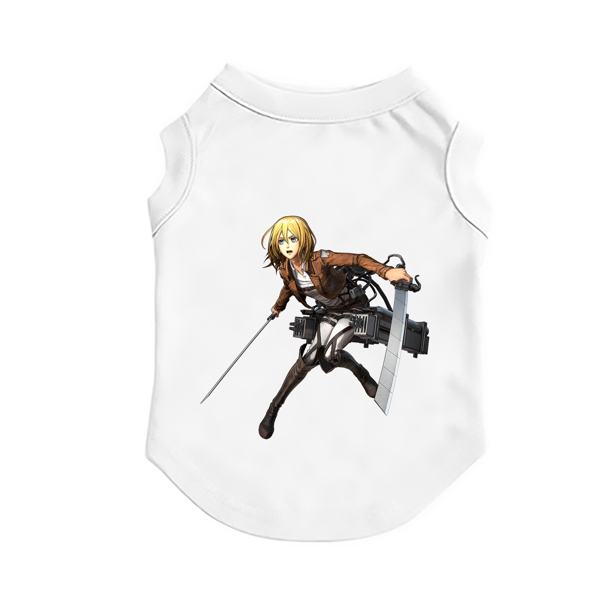（画像用） 進撃の巨人 クリスタ·レンズ Attack on Titan Christa Lenz ペット用ベスト