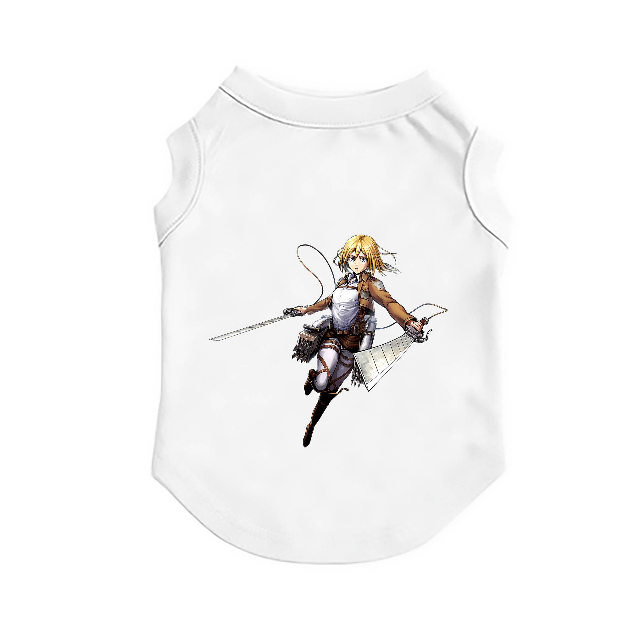 （画像用） 進撃の巨人 クリスタ·レンズ Attack on Titan Christa Lenz ペット用ベスト