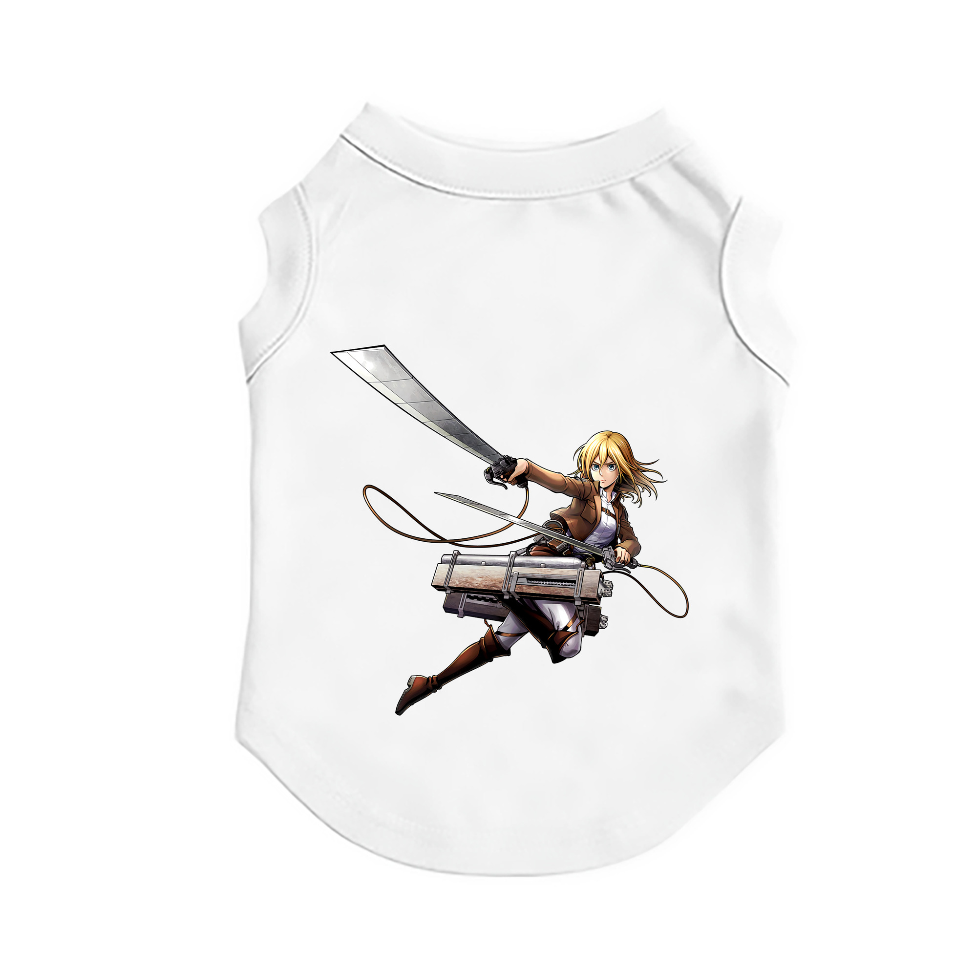 （画像用） 進撃の巨人 クリスタ·レンズ Attack on Titan Christa Lenz ペット用ベスト