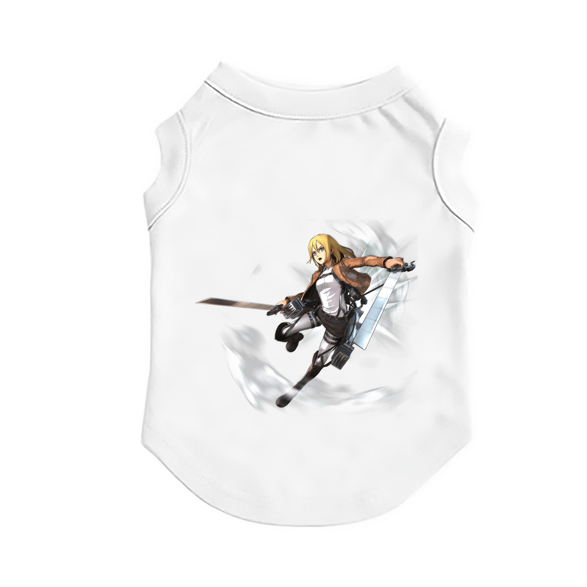 （画像用） 進撃の巨人 クリスタ·レンズ Attack on Titan Christa Lenz ペット用ベスト