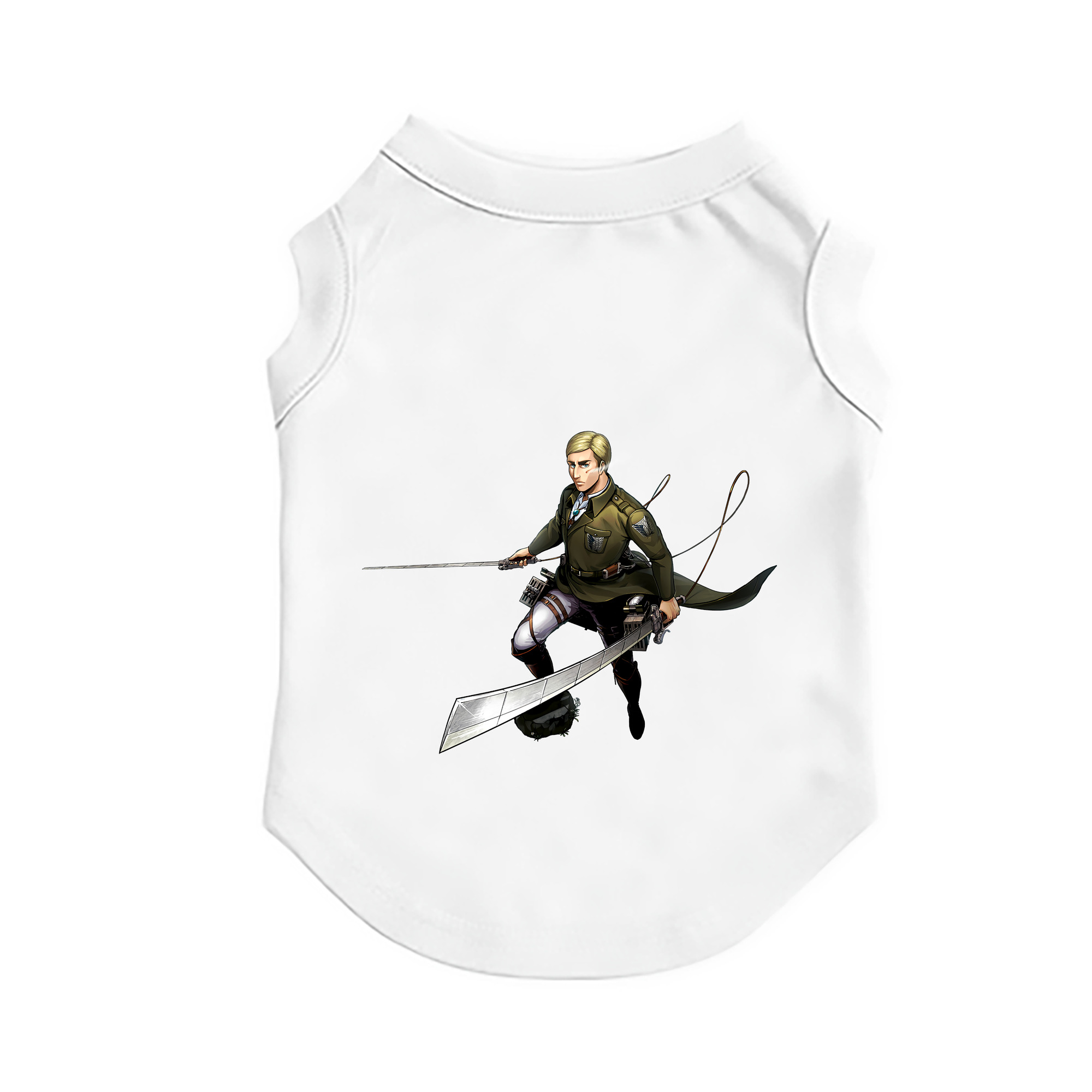 （画像用） 進撃の巨人 エルヴィン・スミス Attack on Titan Erwin Smith ペット用ベスト
