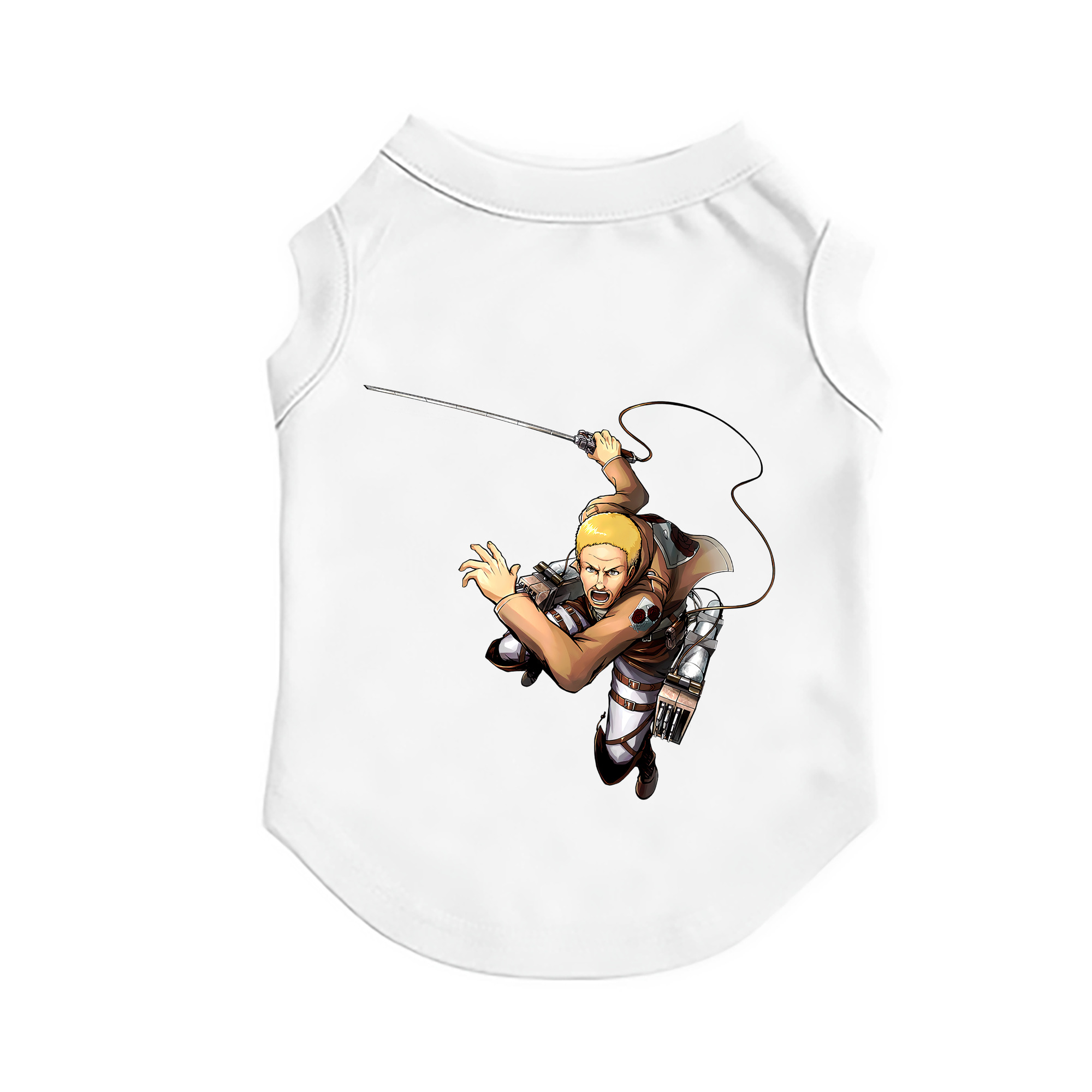 （画像用） 進撃の巨人 ハンネス Attack on Titan Hannes ペット用ベスト