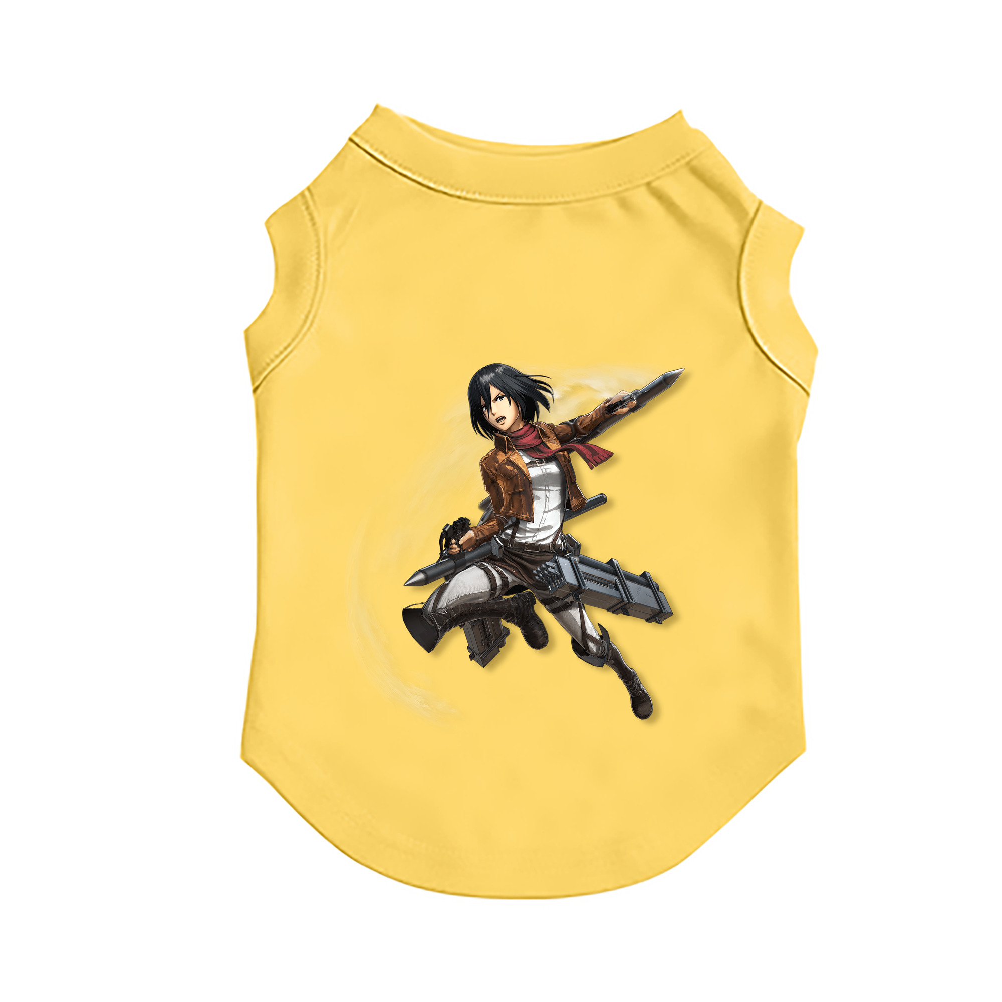 （画像用） 進撃の巨人 ミカサ·アッカーマン Attack on Titan Mikasa Ackerman ペット用ベスト