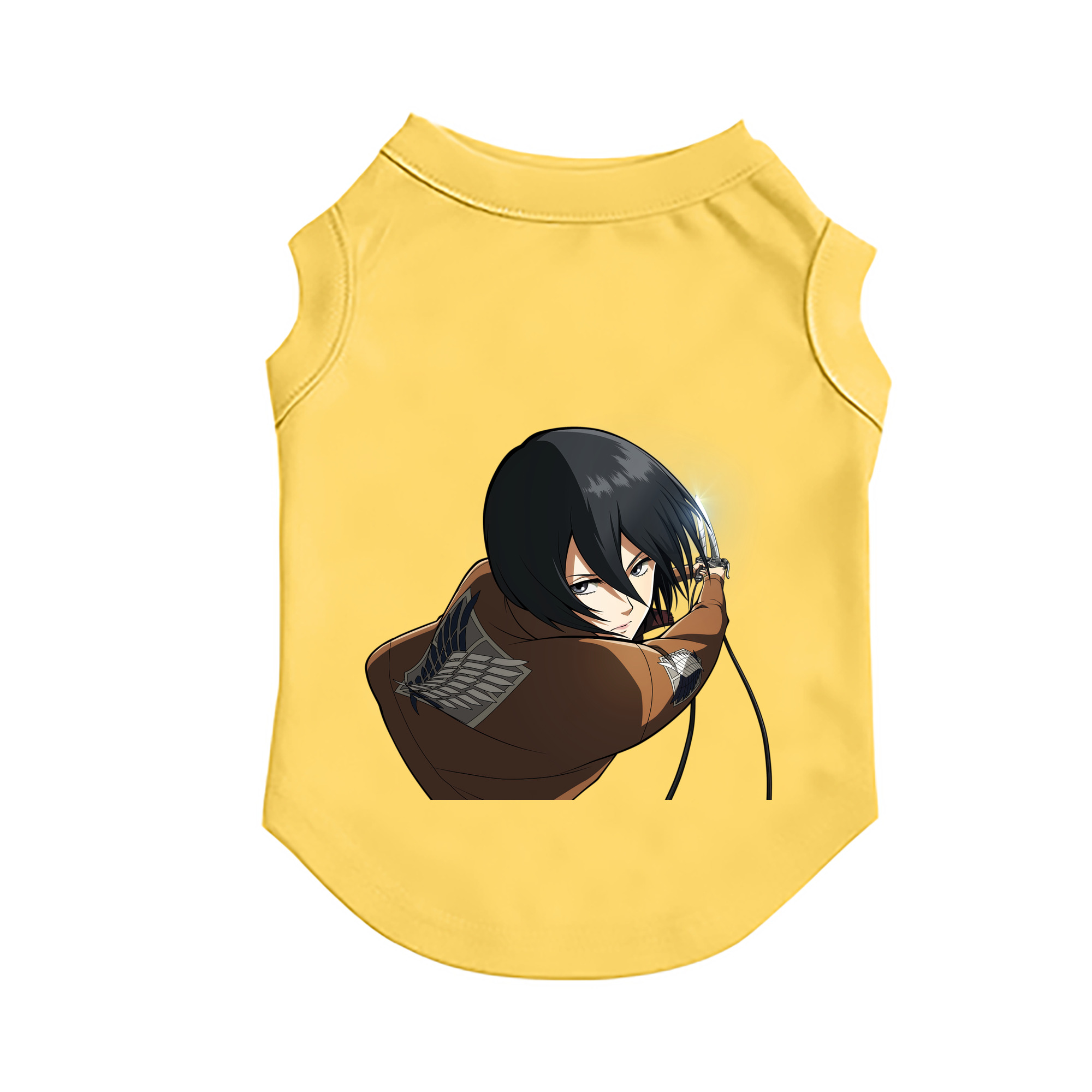 （画像用） 進撃の巨人 ミカサ·アッカーマン Attack on Titan Mikasa Ackerman ペット用ベスト