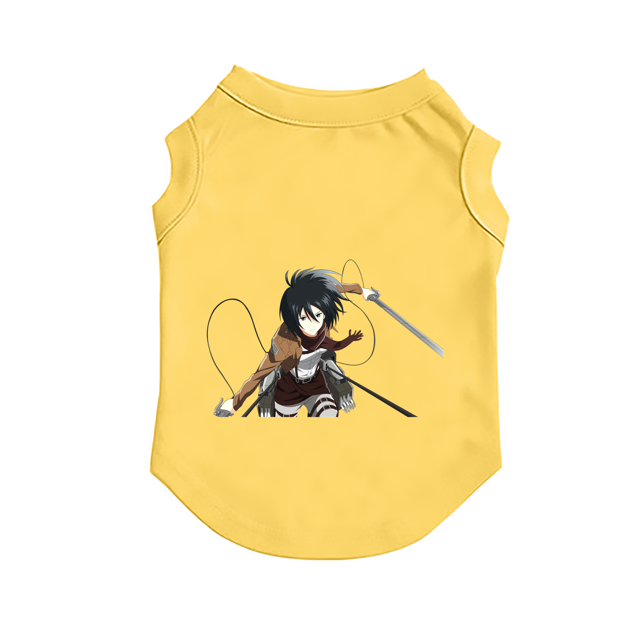 （画像用） 進撃の巨人 ミカサ·アッカーマン Attack on Titan Mikasa Ackerman ペット用ベスト