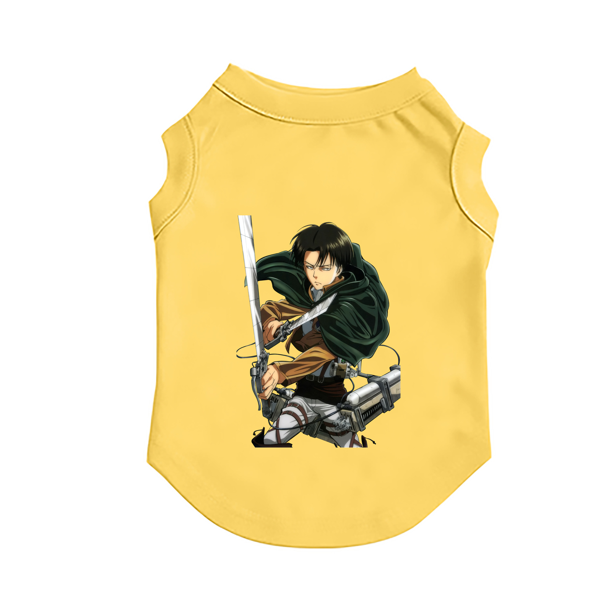 （画像用） 進撃の巨人 リヴァイ·アッカーマン Attack on Titan Levi Ackerman ペット用ベスト