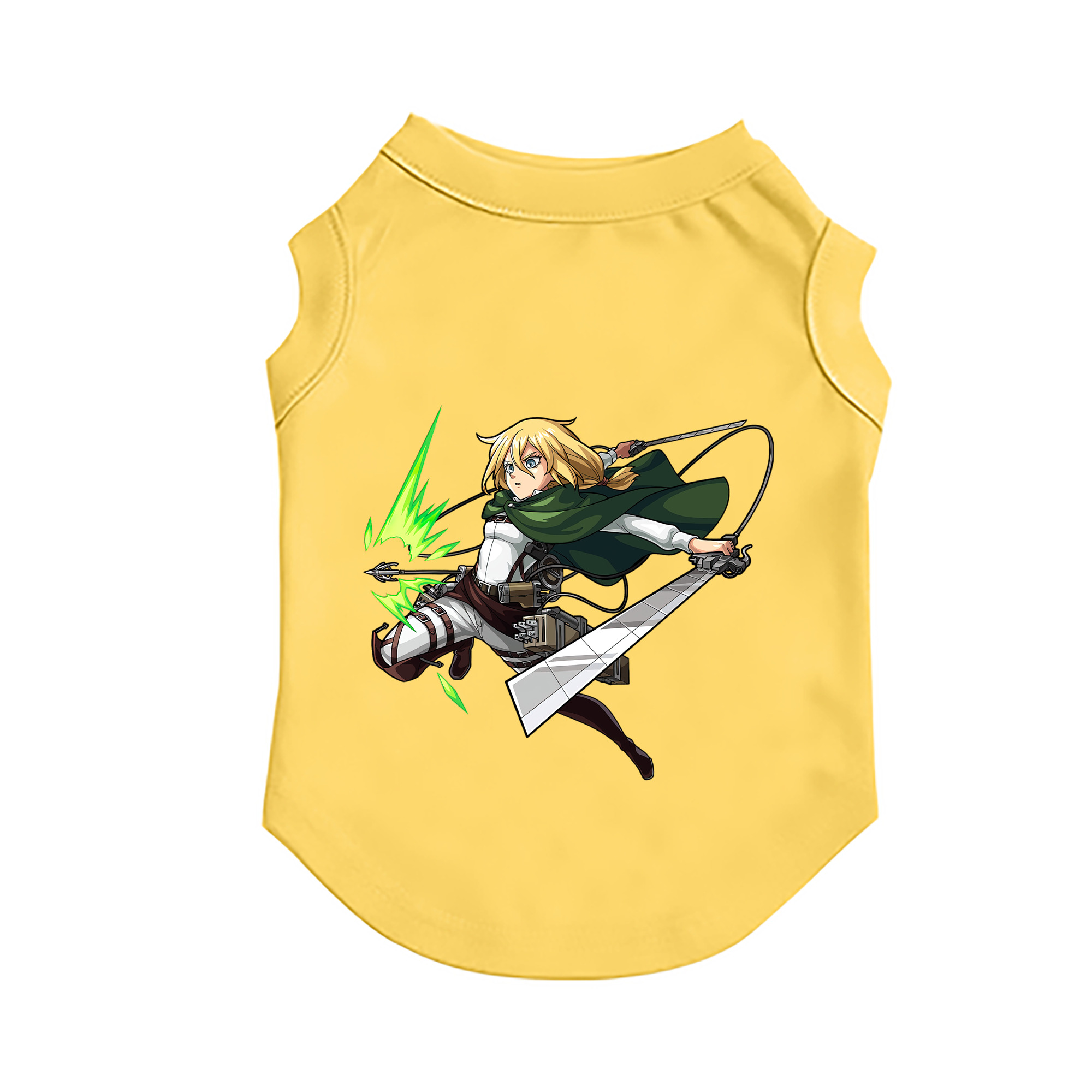 （画像用） 進撃の巨人 クリスタ·レンズ Attack on Titan Christa Lenz ペット用ベスト